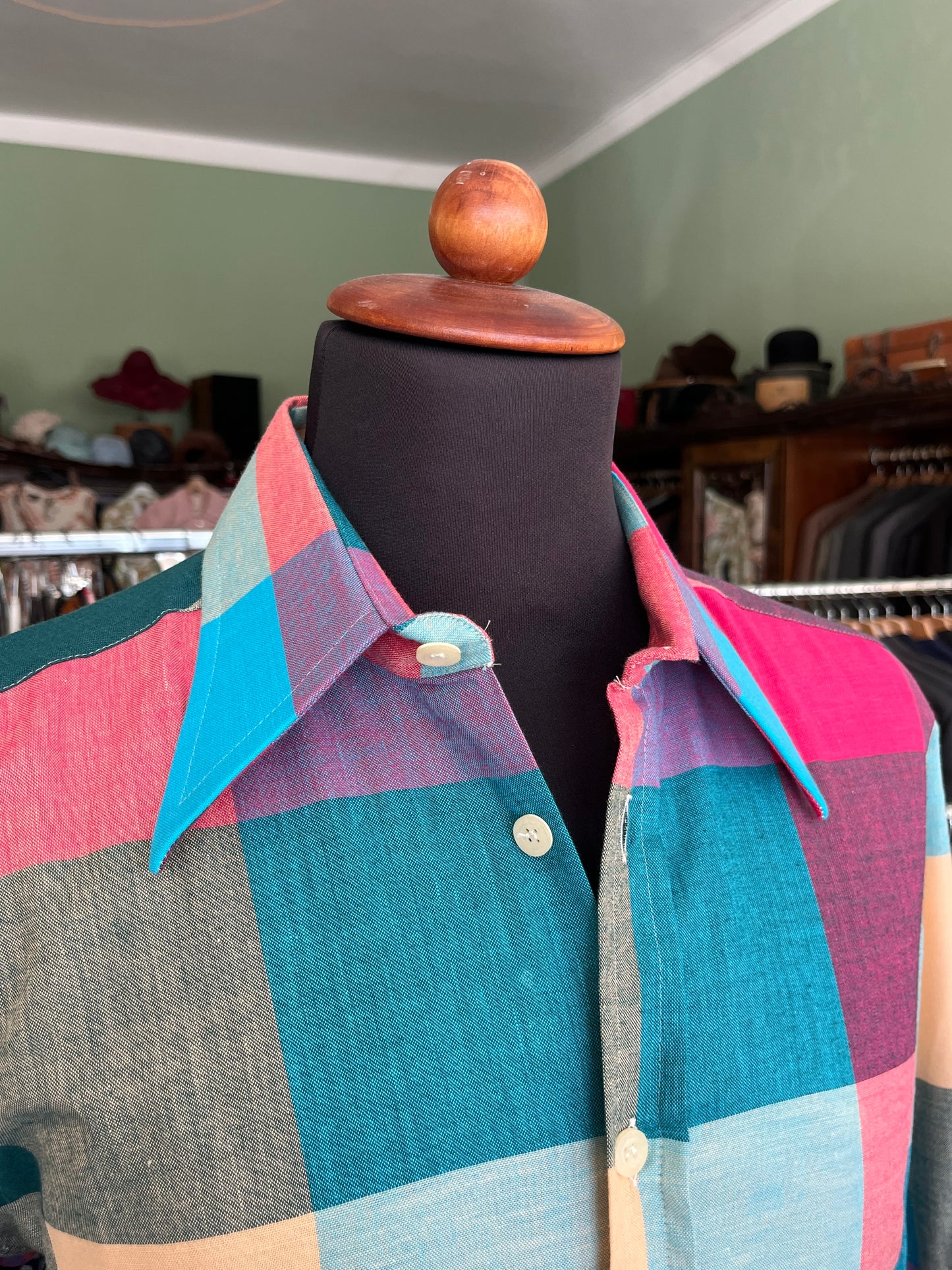Camicia anni ‘70 cotone tg. S-M