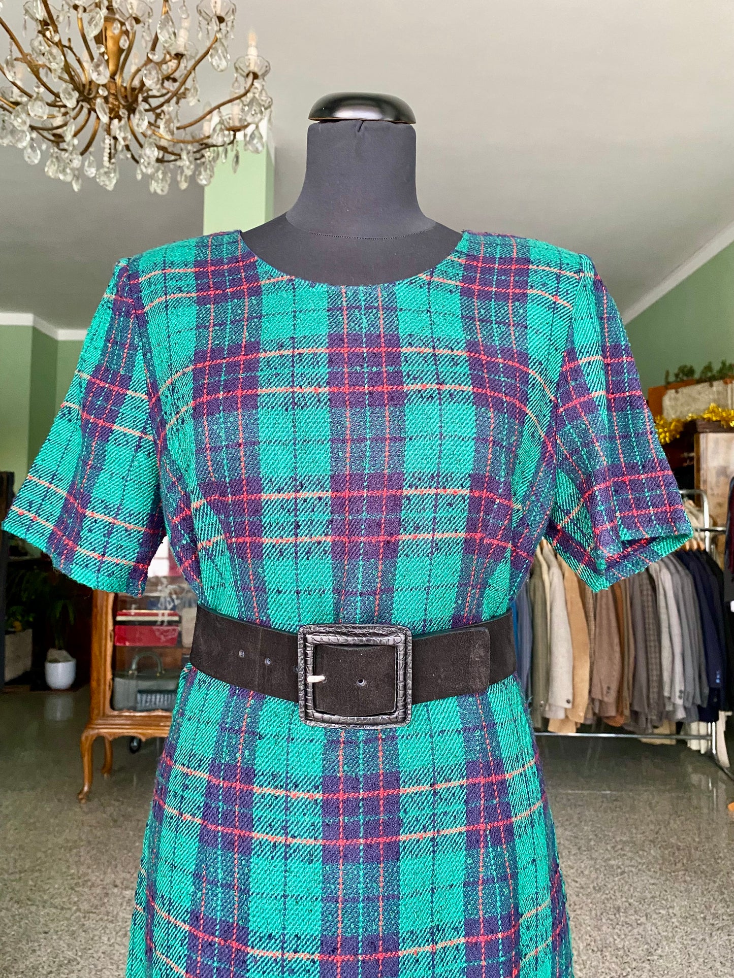 Completo abito + giacca tartan - TG. 42