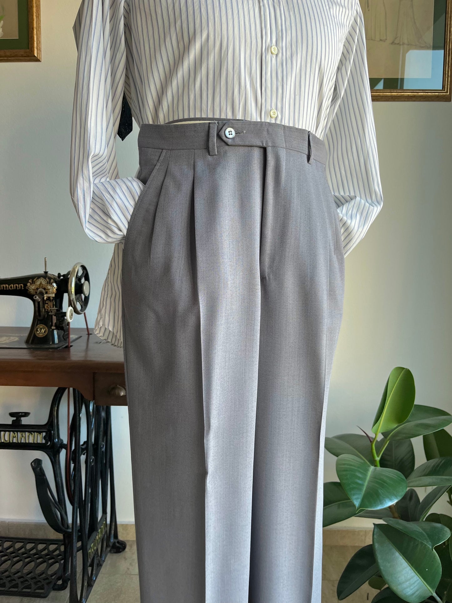Completo anni '80 grigio/azzurro