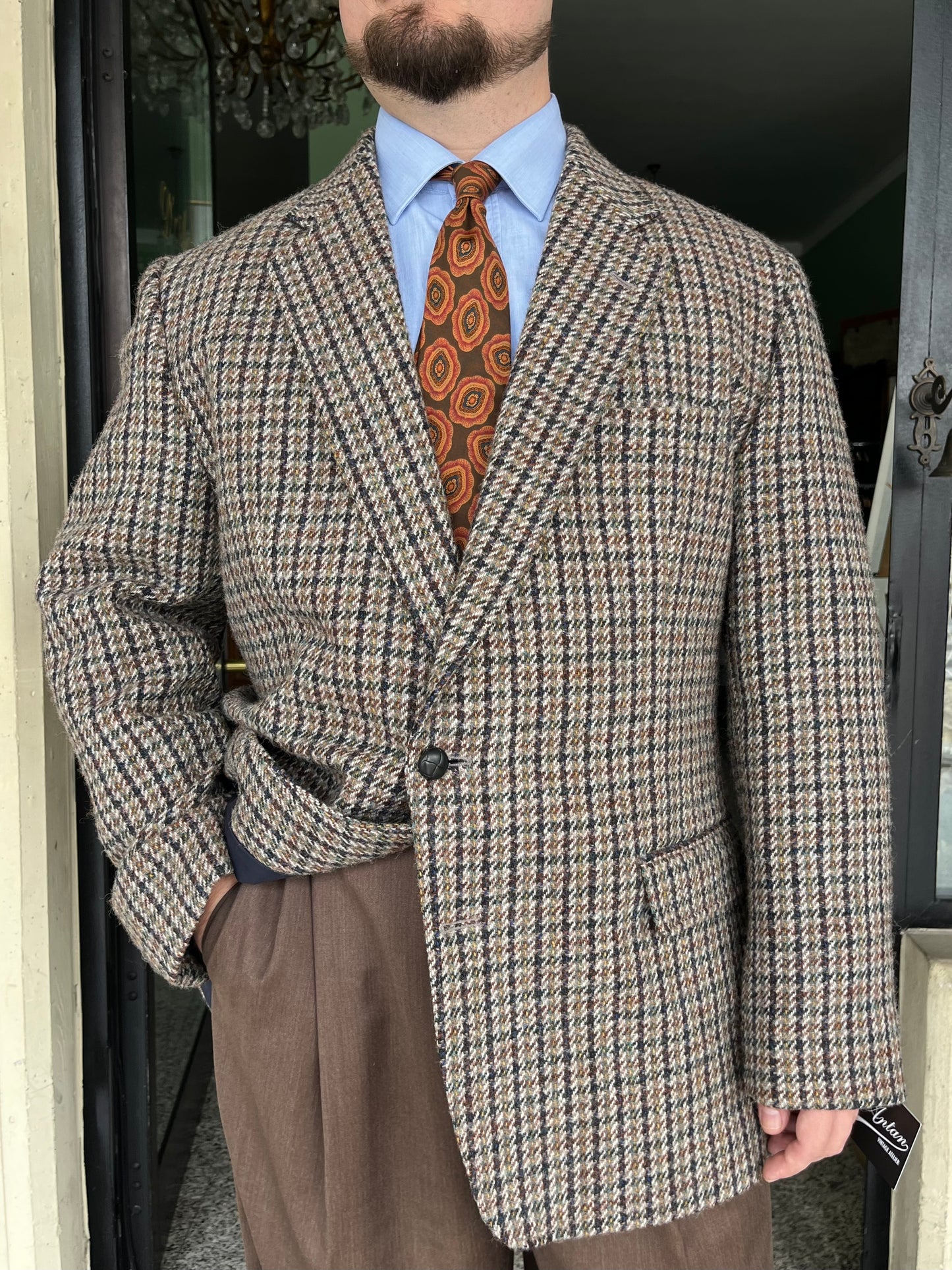 Giacca anni ‘80 Harris Tweed tg. 58