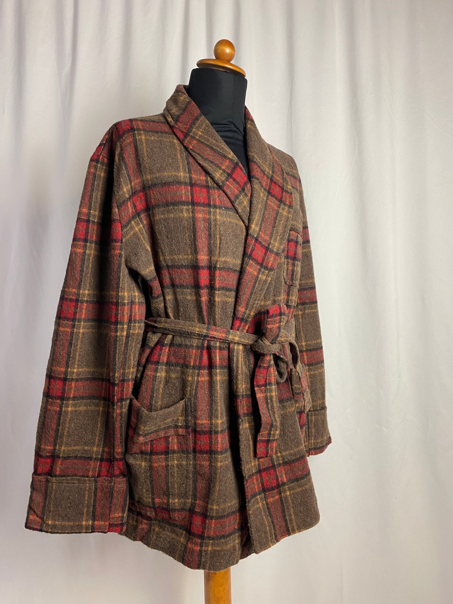 Giacca da camera tartan S-M