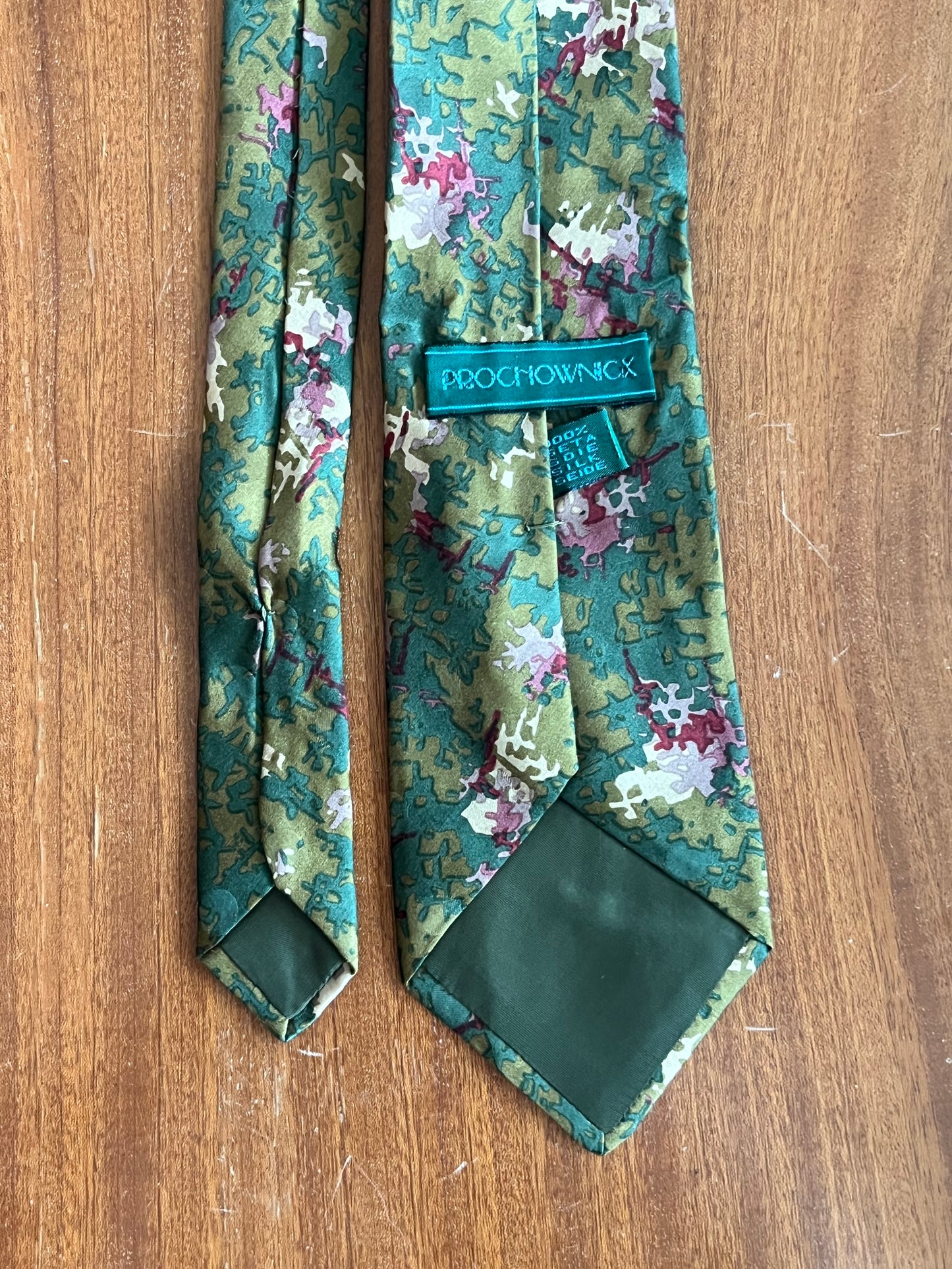 Cravatta anni ‘80 astratta