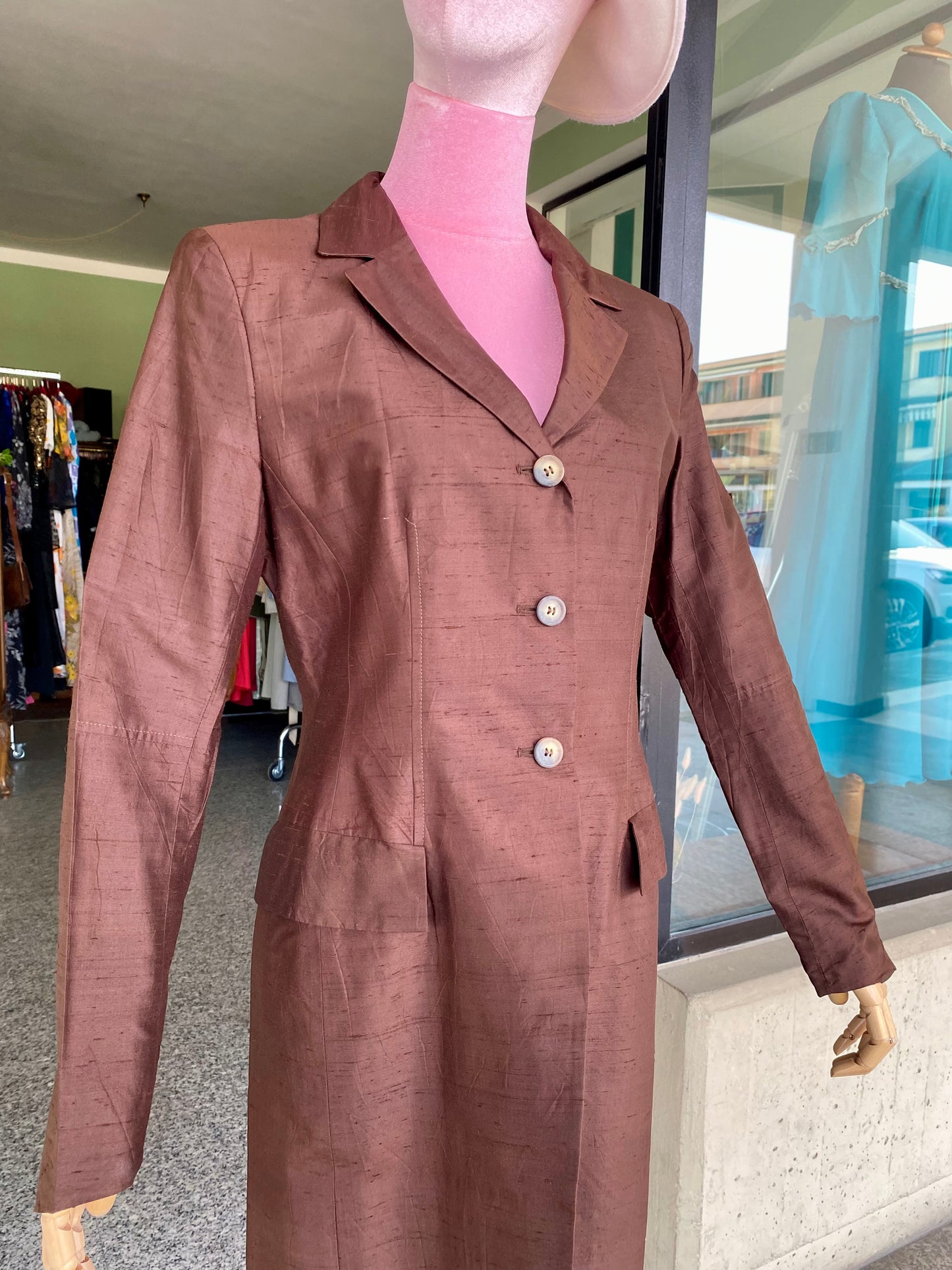 Soprabito in shantung di seta - TG. 42