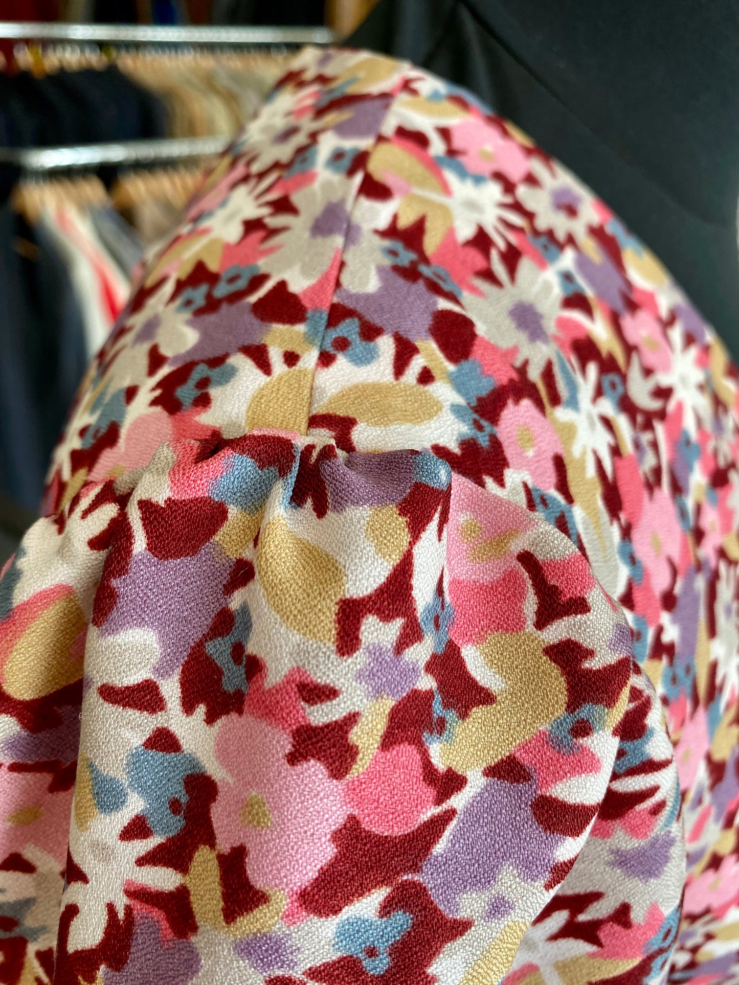 Abito anni ‘70 stampa floreale - TG. 42 circa