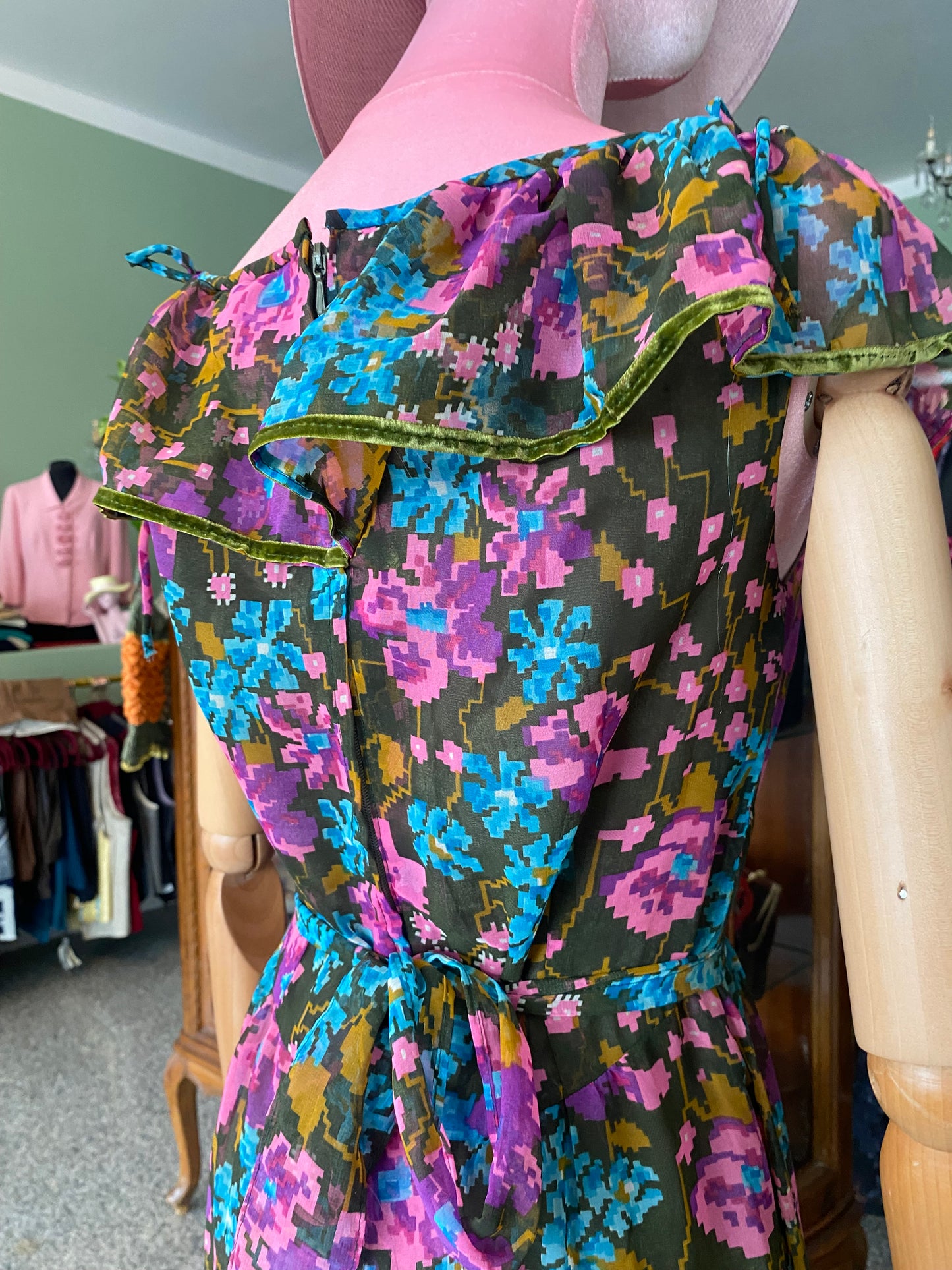 Maxi dress floreale anni ‘70 - TG. 40/42