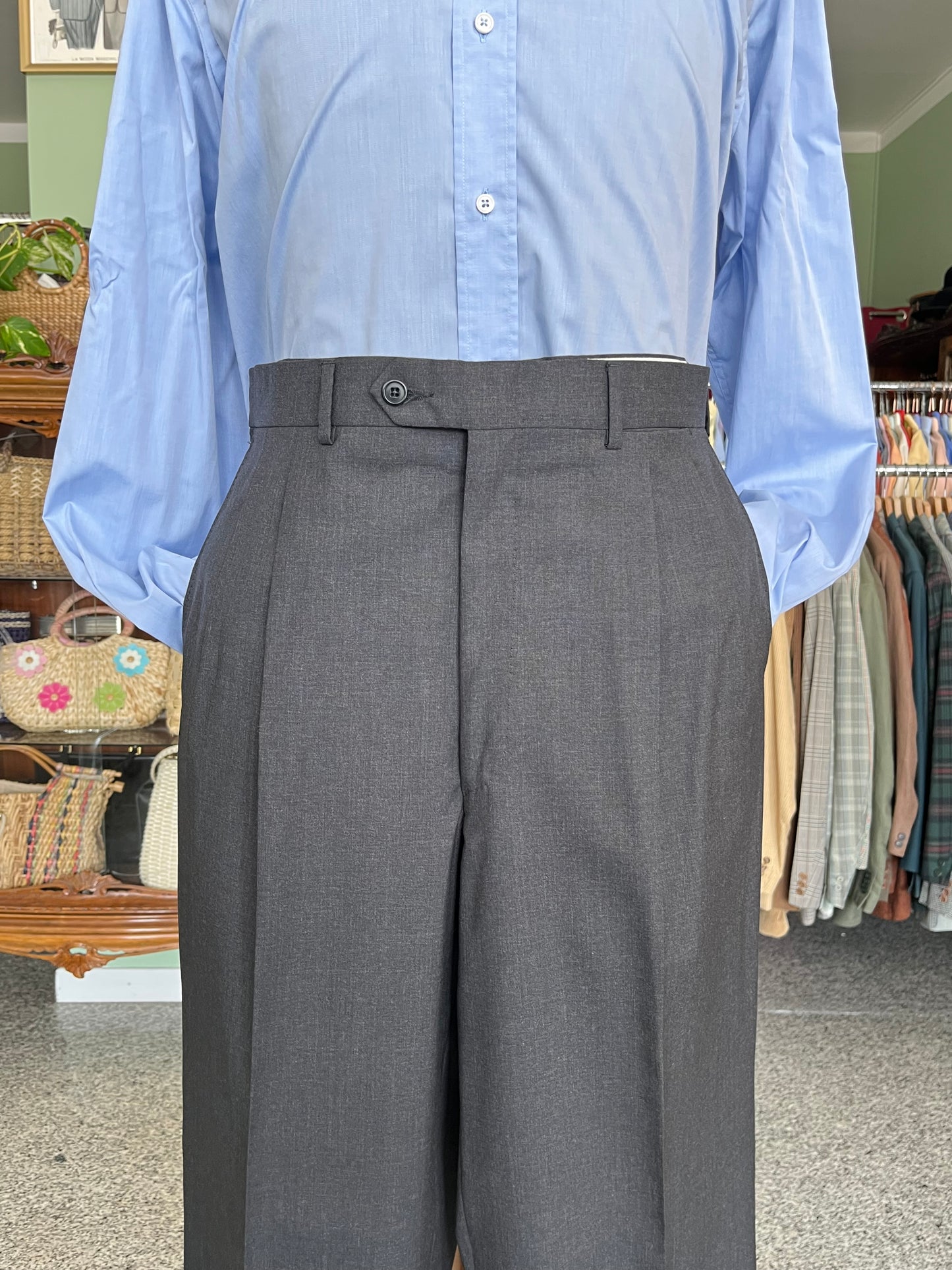 Completo Vitale Barberis Canonico doppiopetto anni '80 NOS tg. 52-54