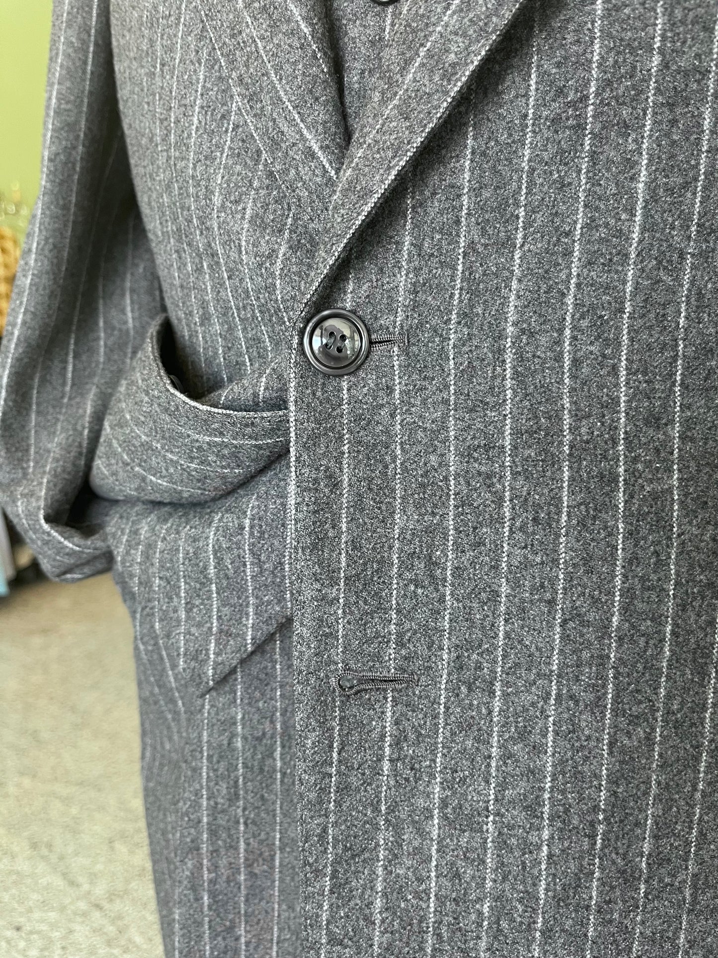Completo tre pezzi sartoriale anni '70 tg. 50-52