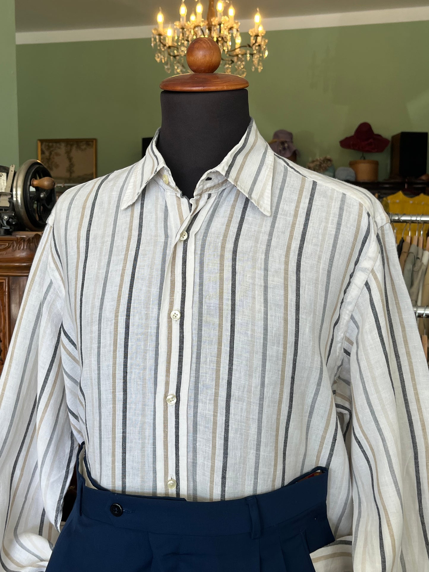 Camicia puro lino tg. M-L