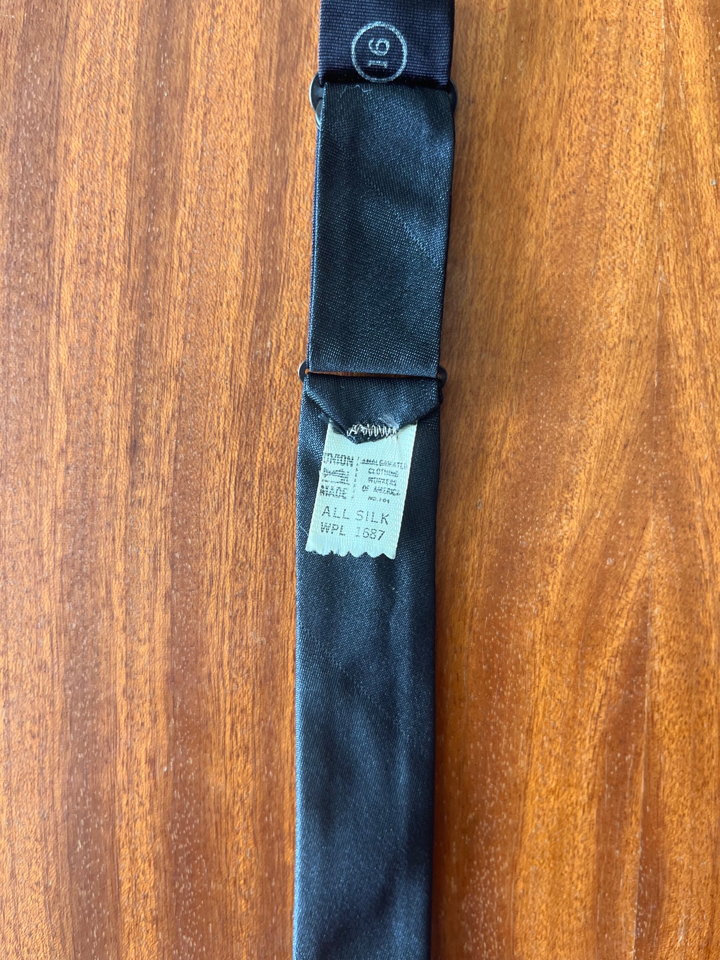 Papillon da sera raso di seta regolabile