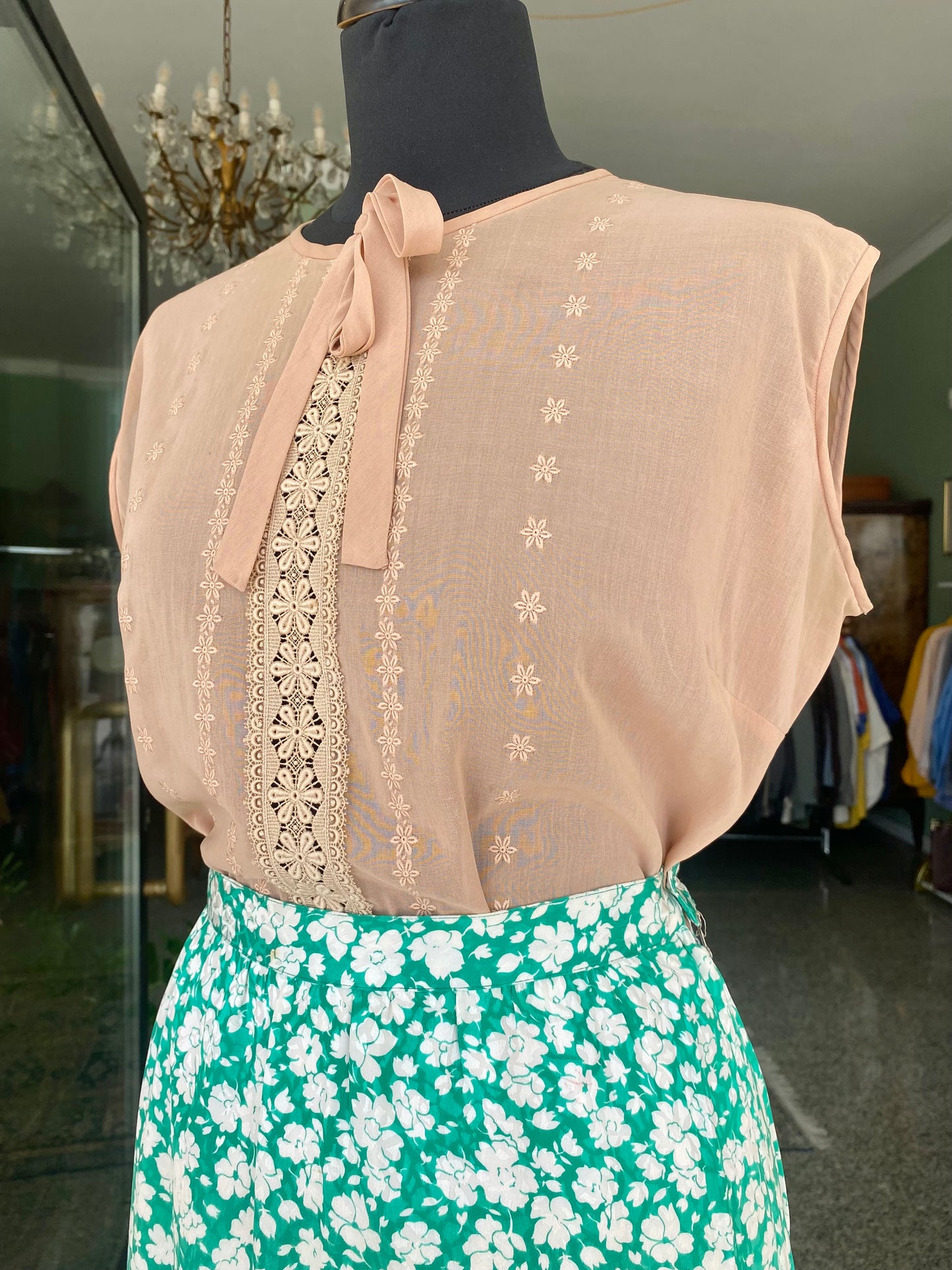 Camicetta anni ‘60 rosa antico - TG.