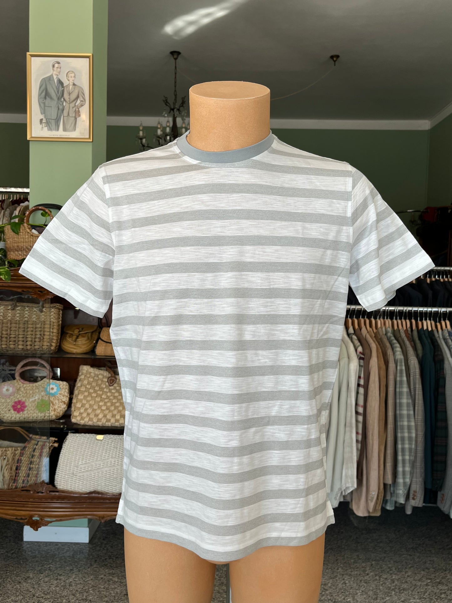 T-shirt a maniche corte puro cotone tg. 48