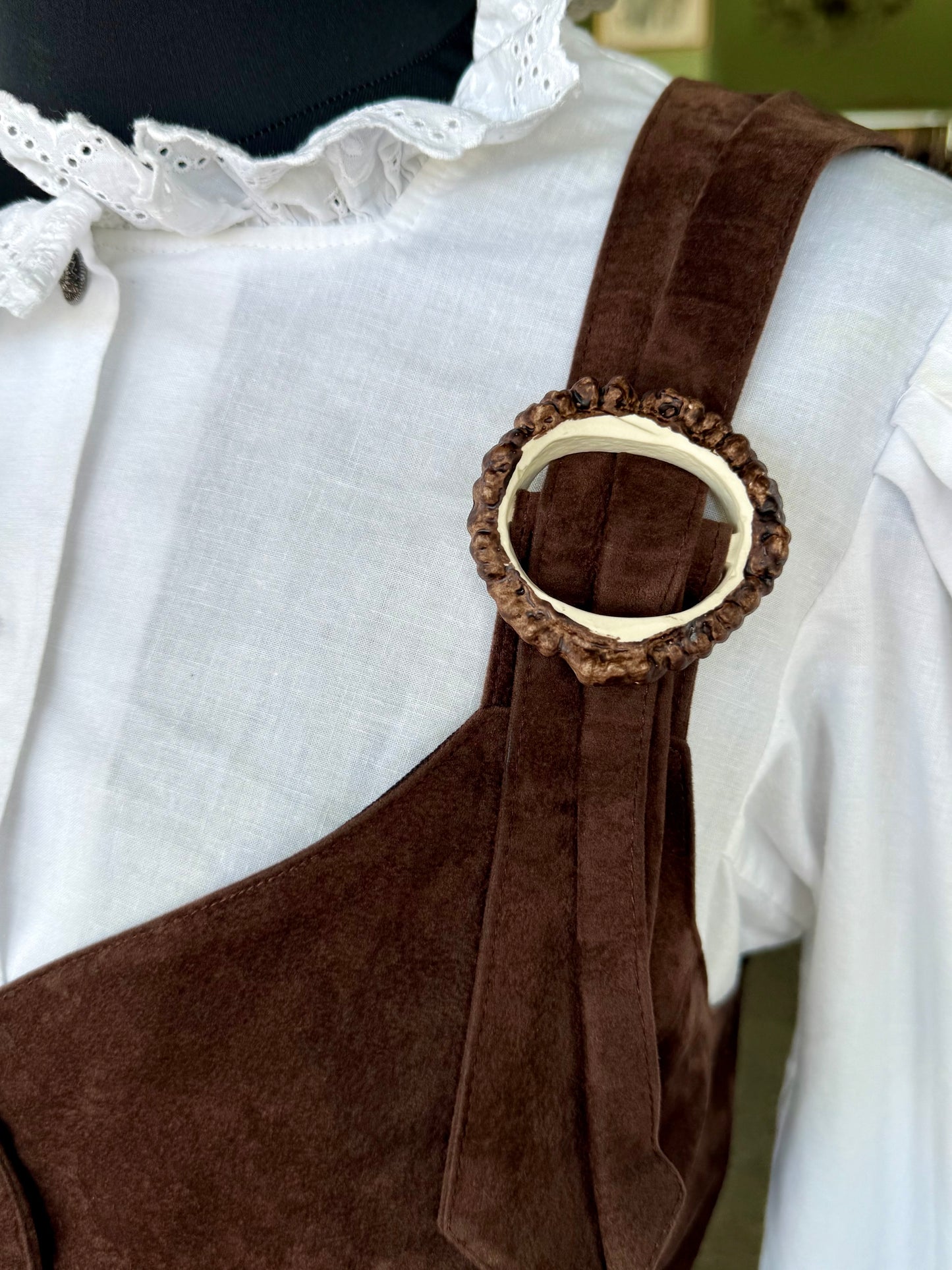 Dirndl in lana e camoscio - TG. 42/44