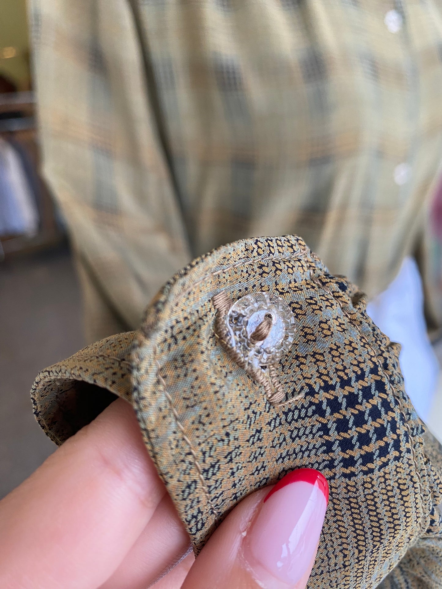 Camicia anni ‘70 misto seta - TG. 42/44