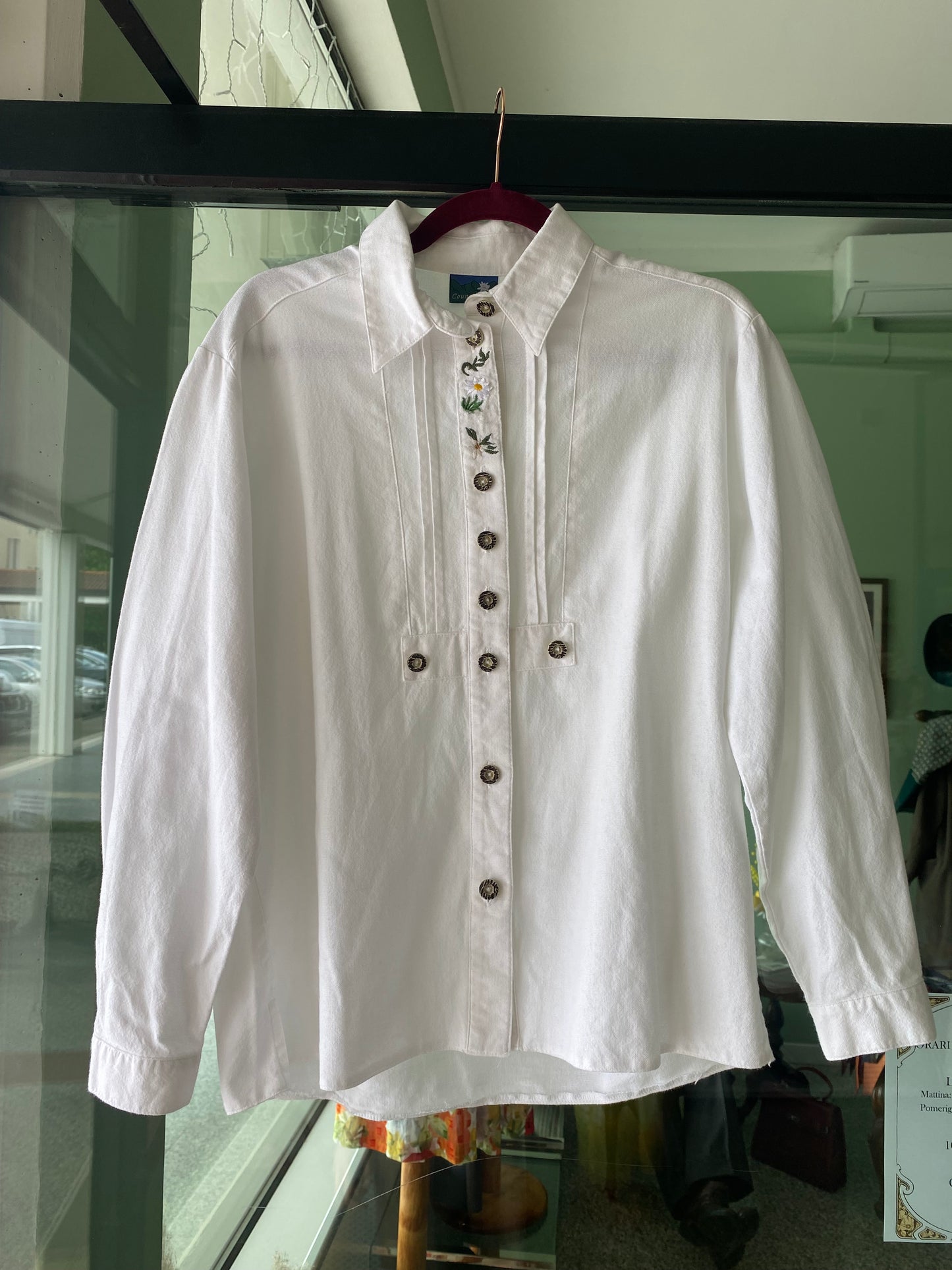 Camicia tirolese 100% cotone - TG. 42/44