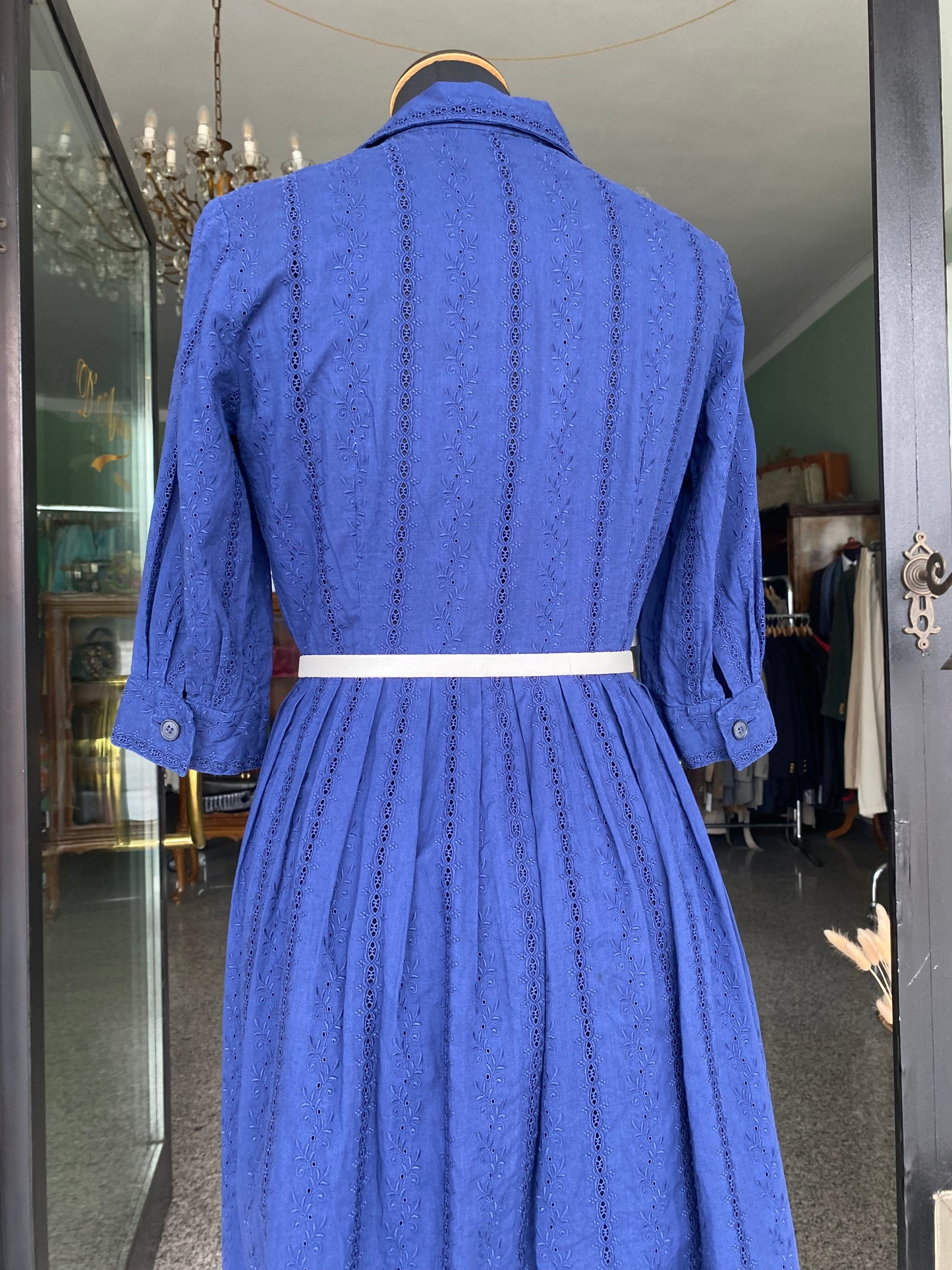 Abito anni ‘50 blu - Prenotato