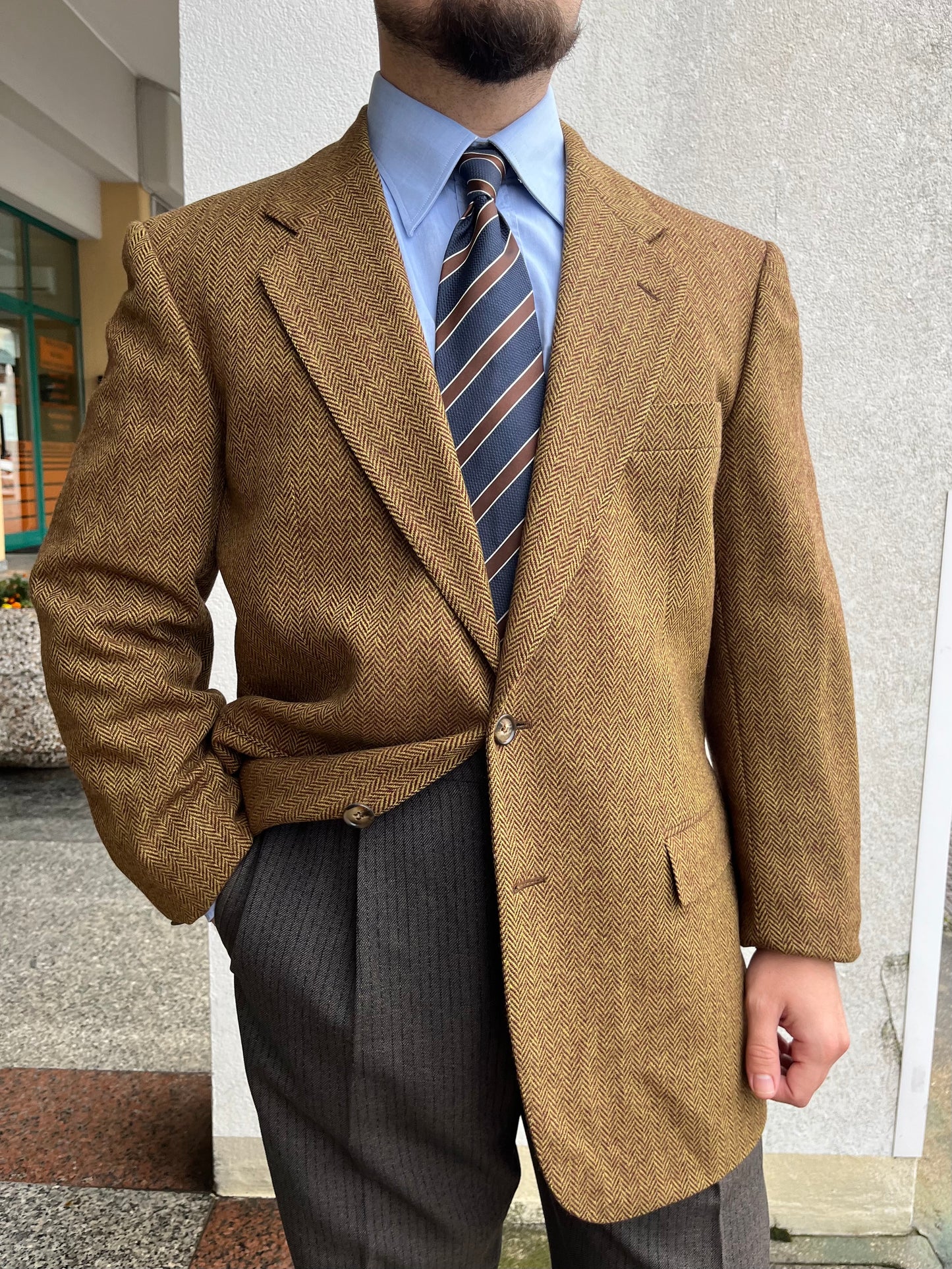 Giacca in tweed anni ‘80 tg. 52-54