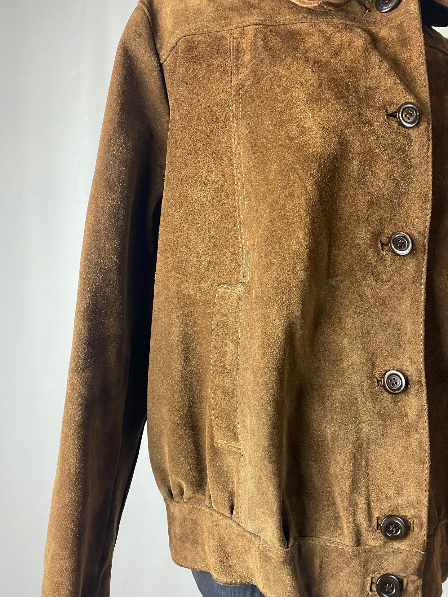 Giacca in camoscio anni ‘80 - Taglia curvy