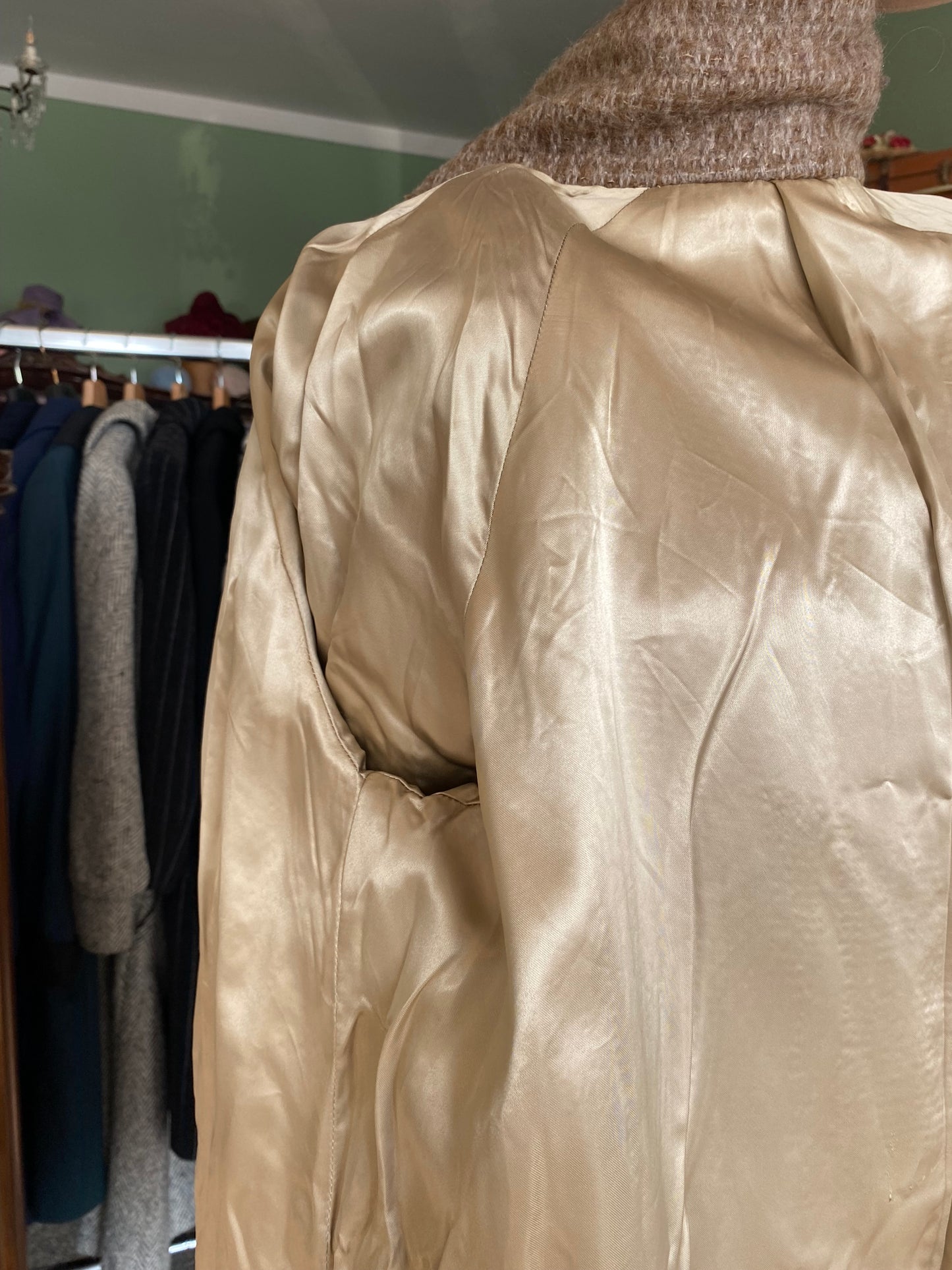 Cappotto anni ‘80 nocciola - TG. 40/42