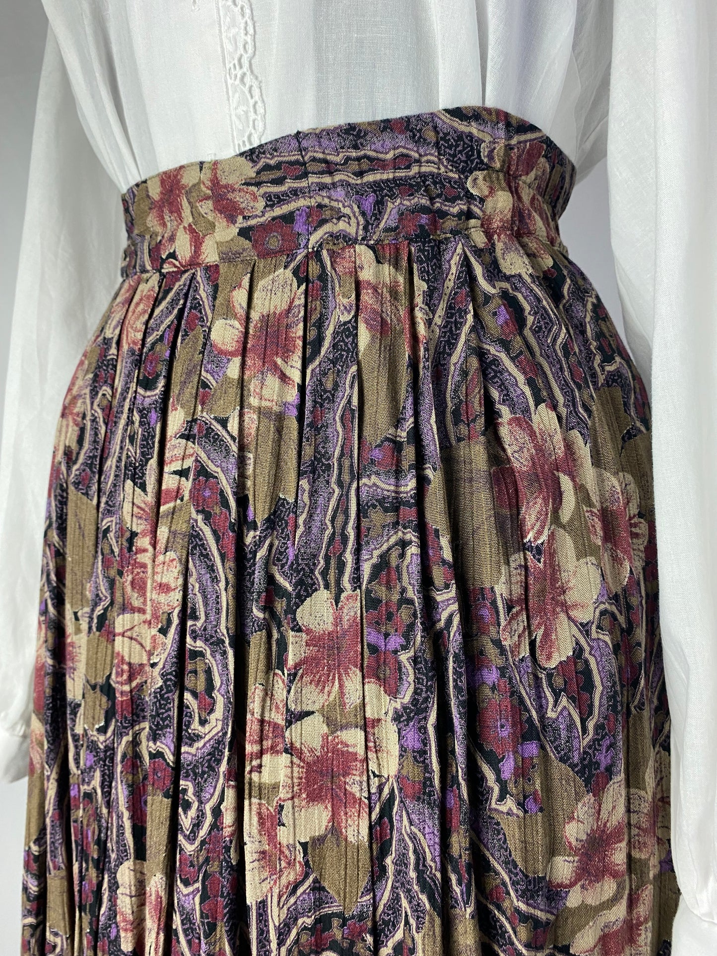 Gonna a fantasia floreale - TG. 46/48/50