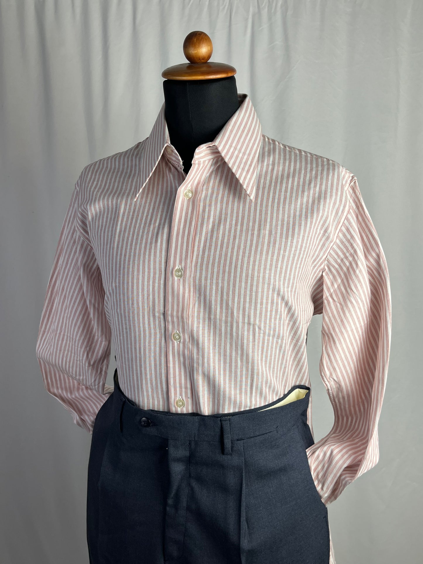 Camicia anni ‘70 a righe tg. S-M