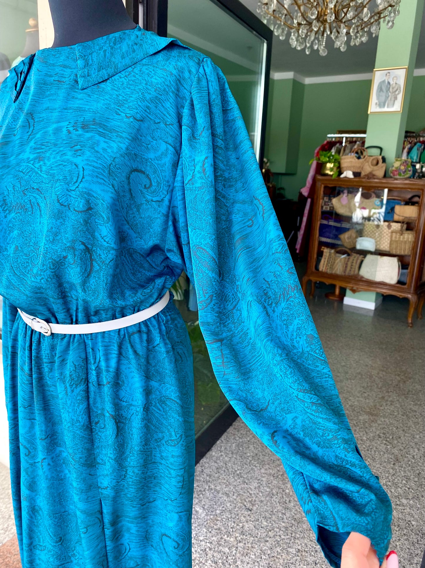 Abito sartoriale anni ’80 in pura seta - TG. 42/44