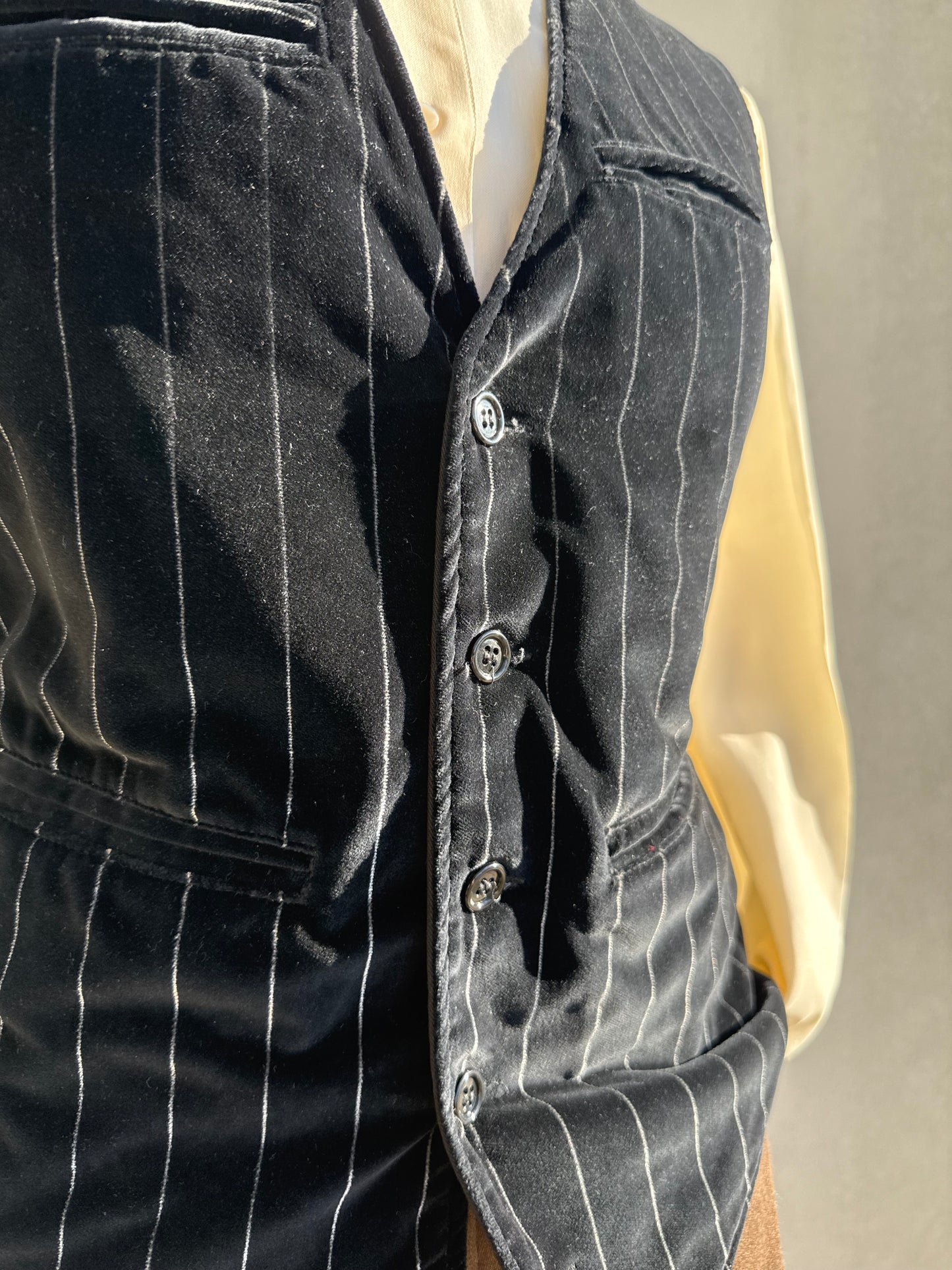 Gilet in velluto gessato - TG. 44/46