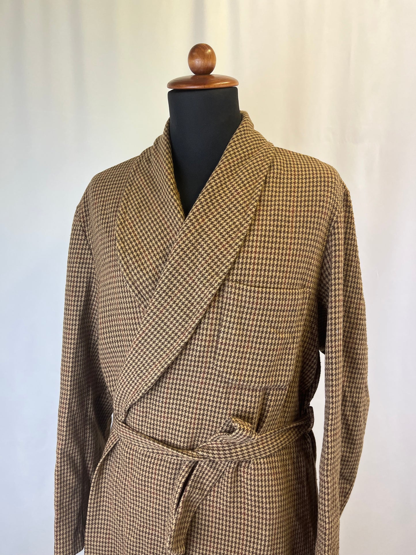 Vestaglia da camera pied-de-poule L-XL