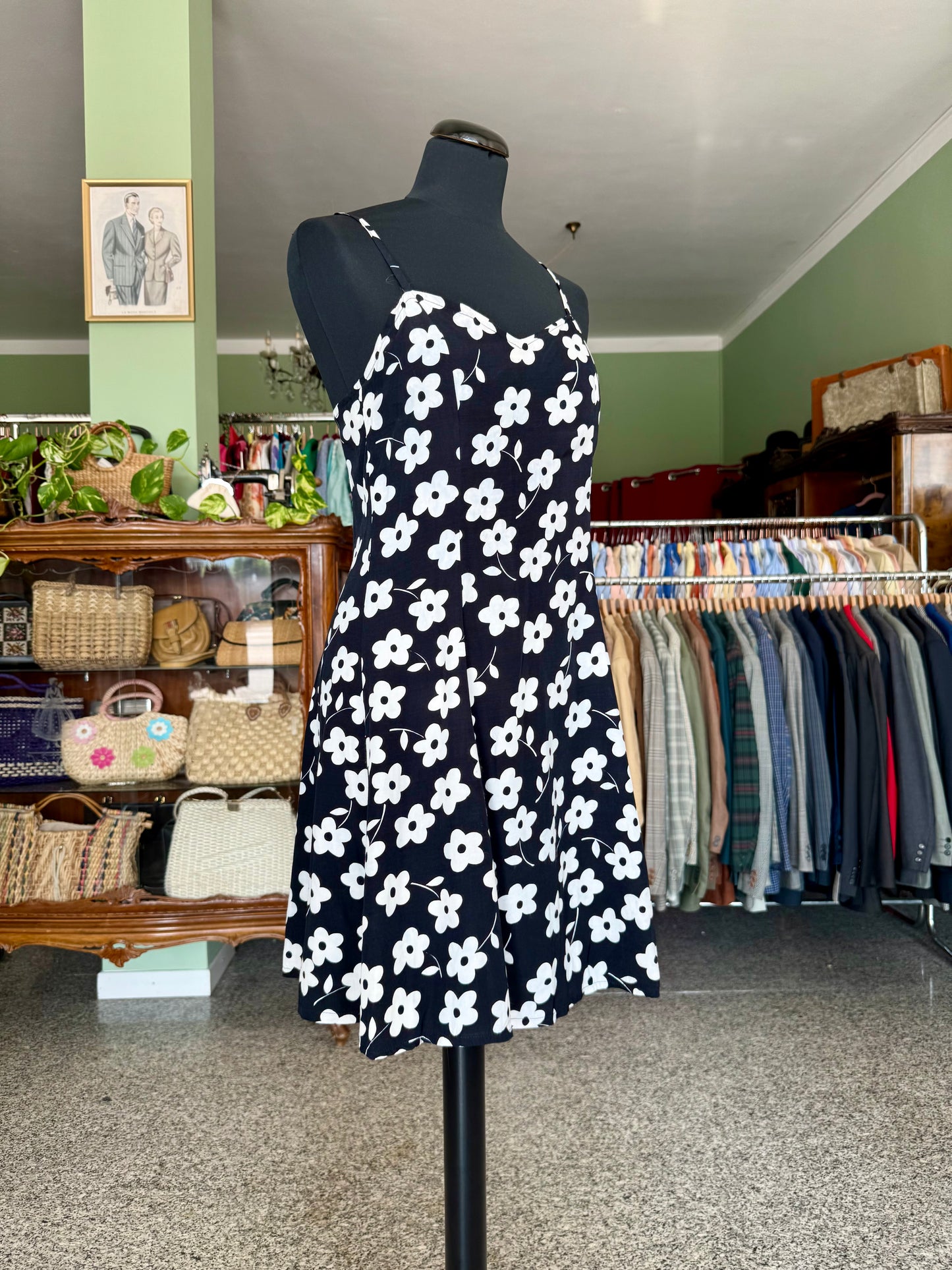 Mini dress con margherite - TG. 38