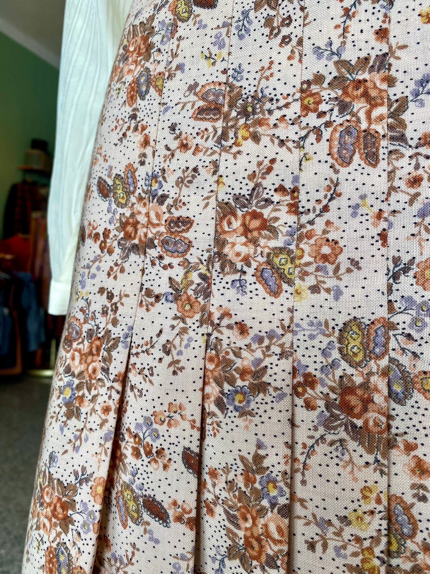 Gonna anni ‘70 a fiori - TG. 46