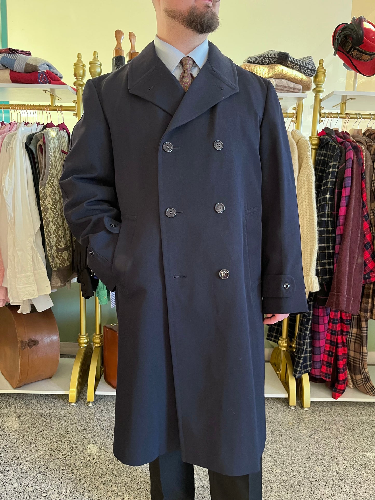 Cappotto lana anni '80 tg. 54-56
