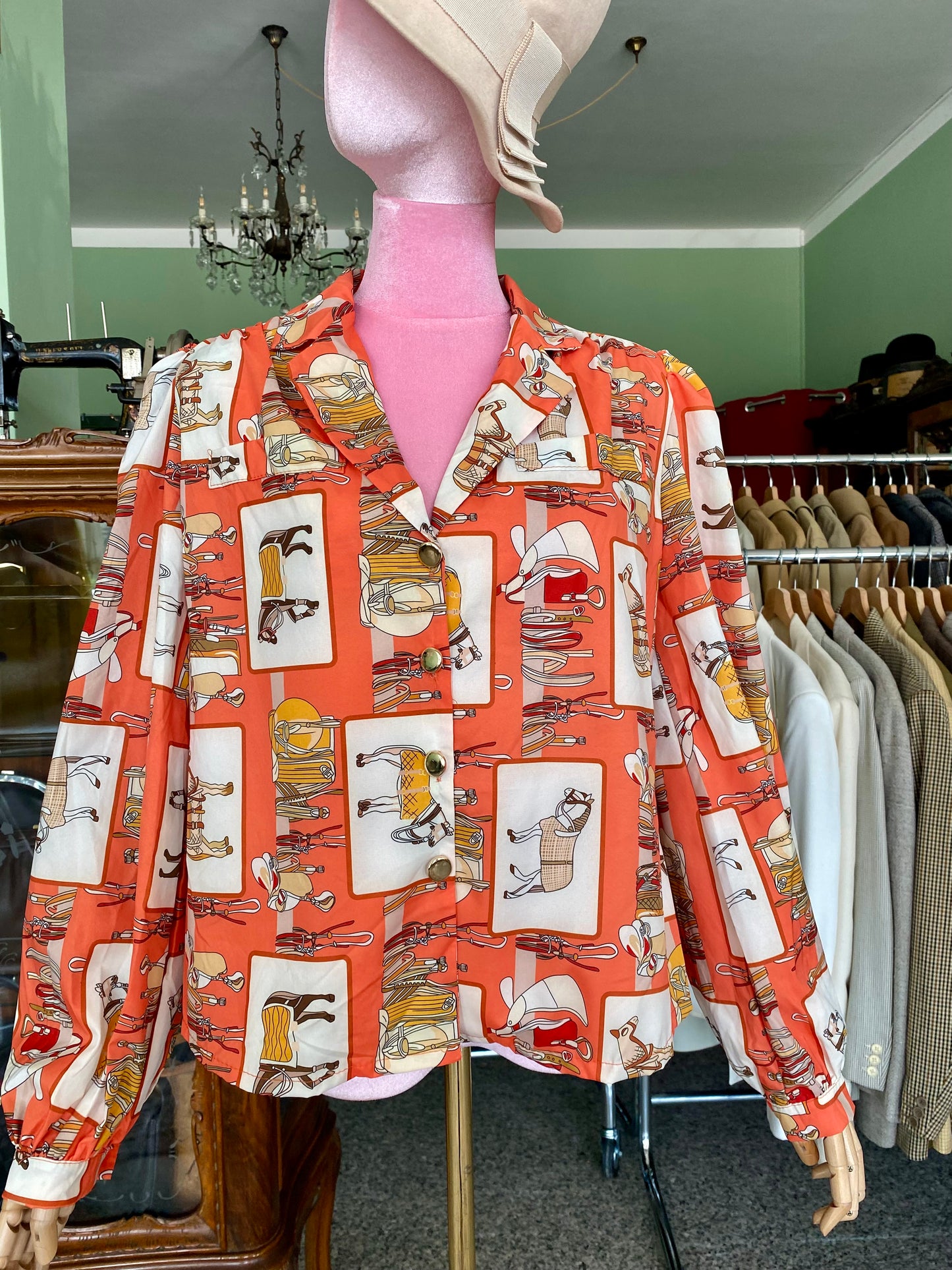 Camicia con cavalli - TG. 44/46/48