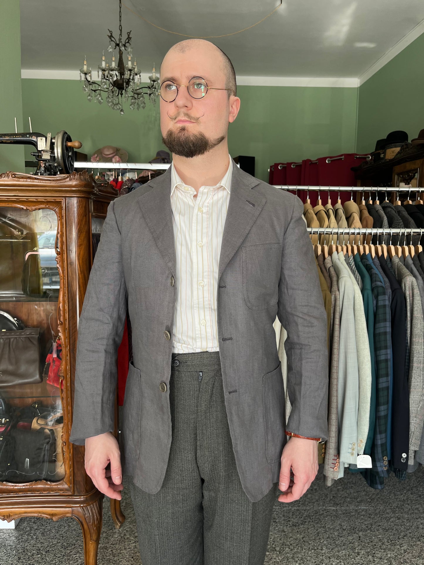 Giacca sartoriale lino tg. 44