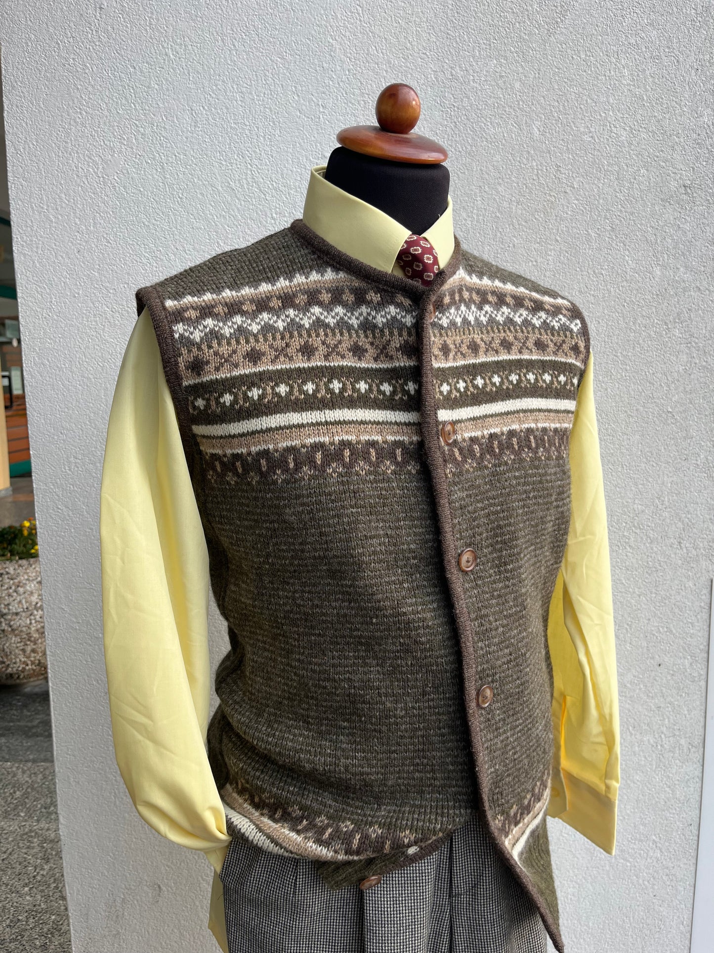 Gilet in maglia tirolese anni ‘70