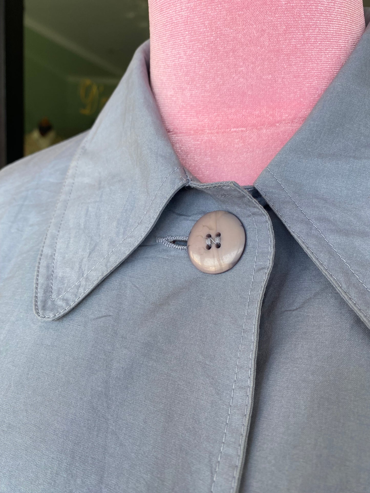 Trench anni ‘80 azzurro - TG. 40/42/44