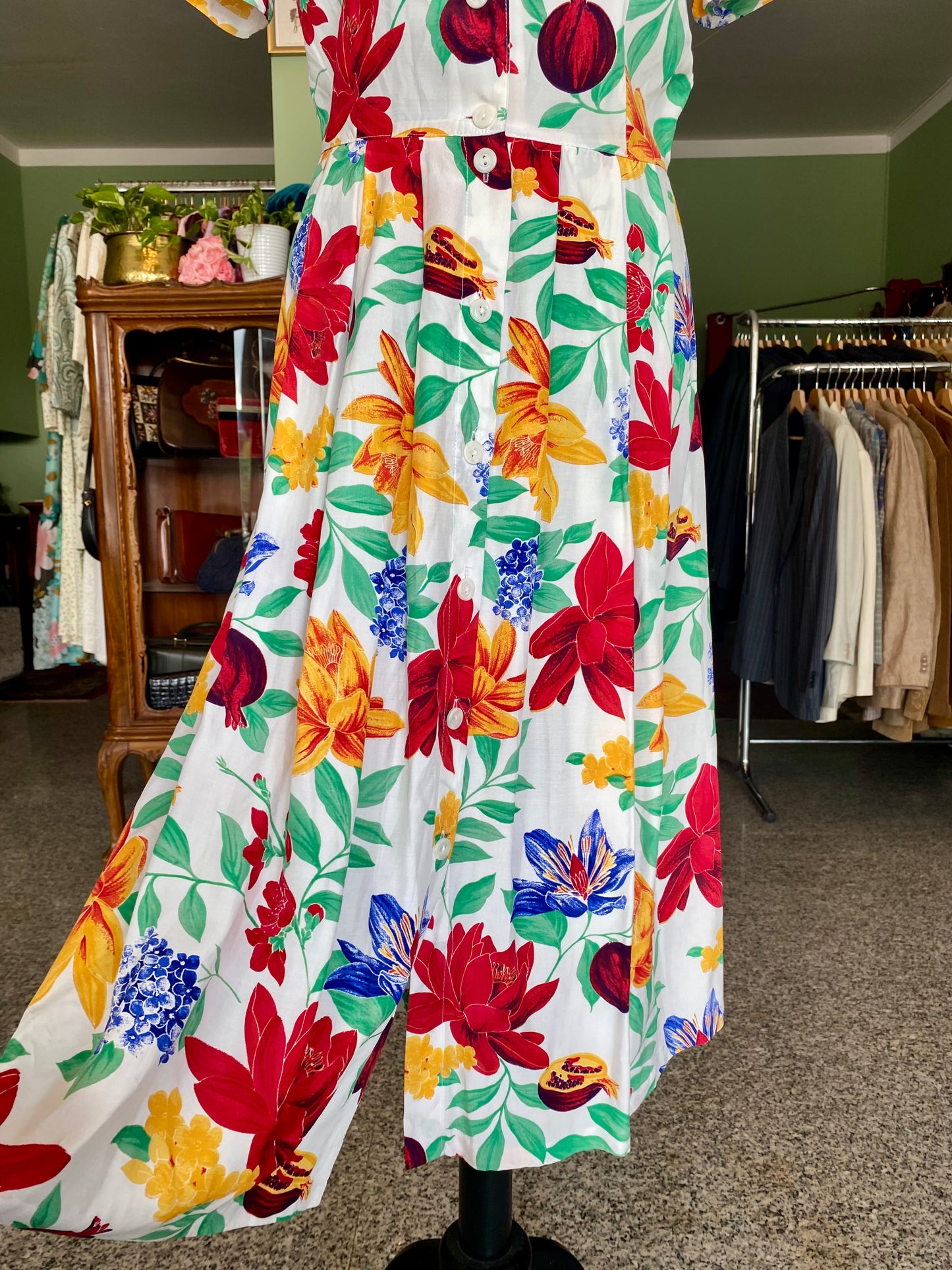 Abito chemisier con melograni - TG. 40