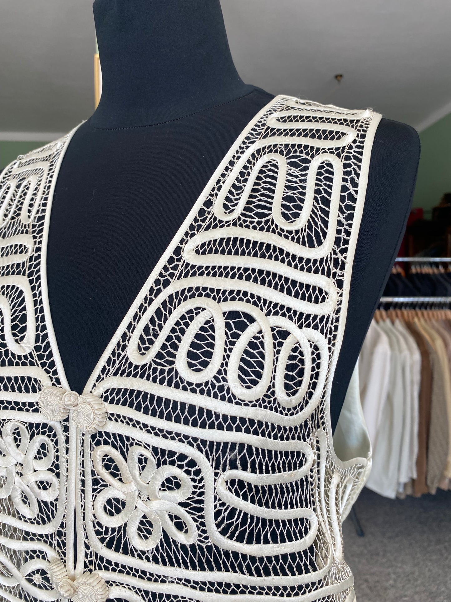 Gilet anni ‘80 bianco - TG. 44/46