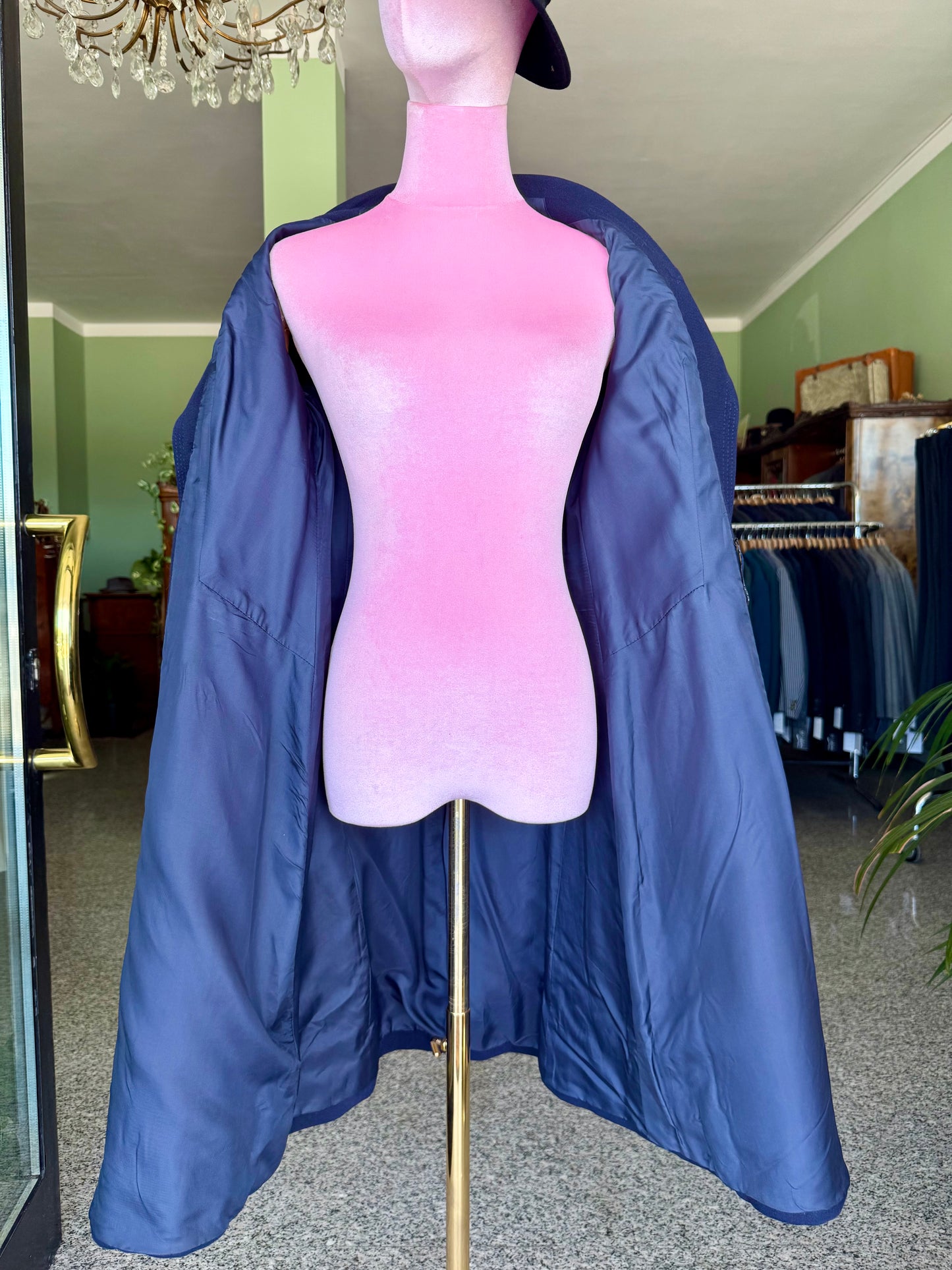 Cappotto anni ‘60 blu notte - TG. 40