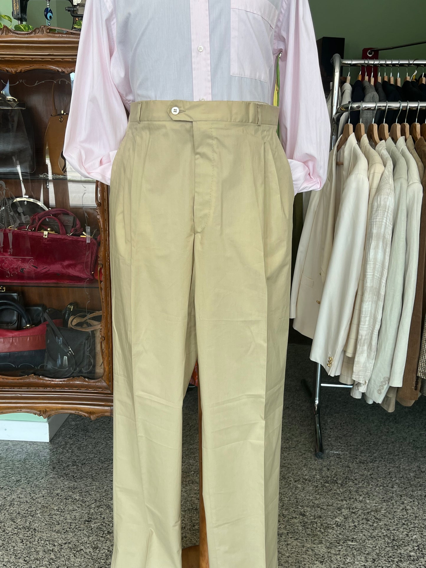 Calzoni in cotone crema tg. 56-58