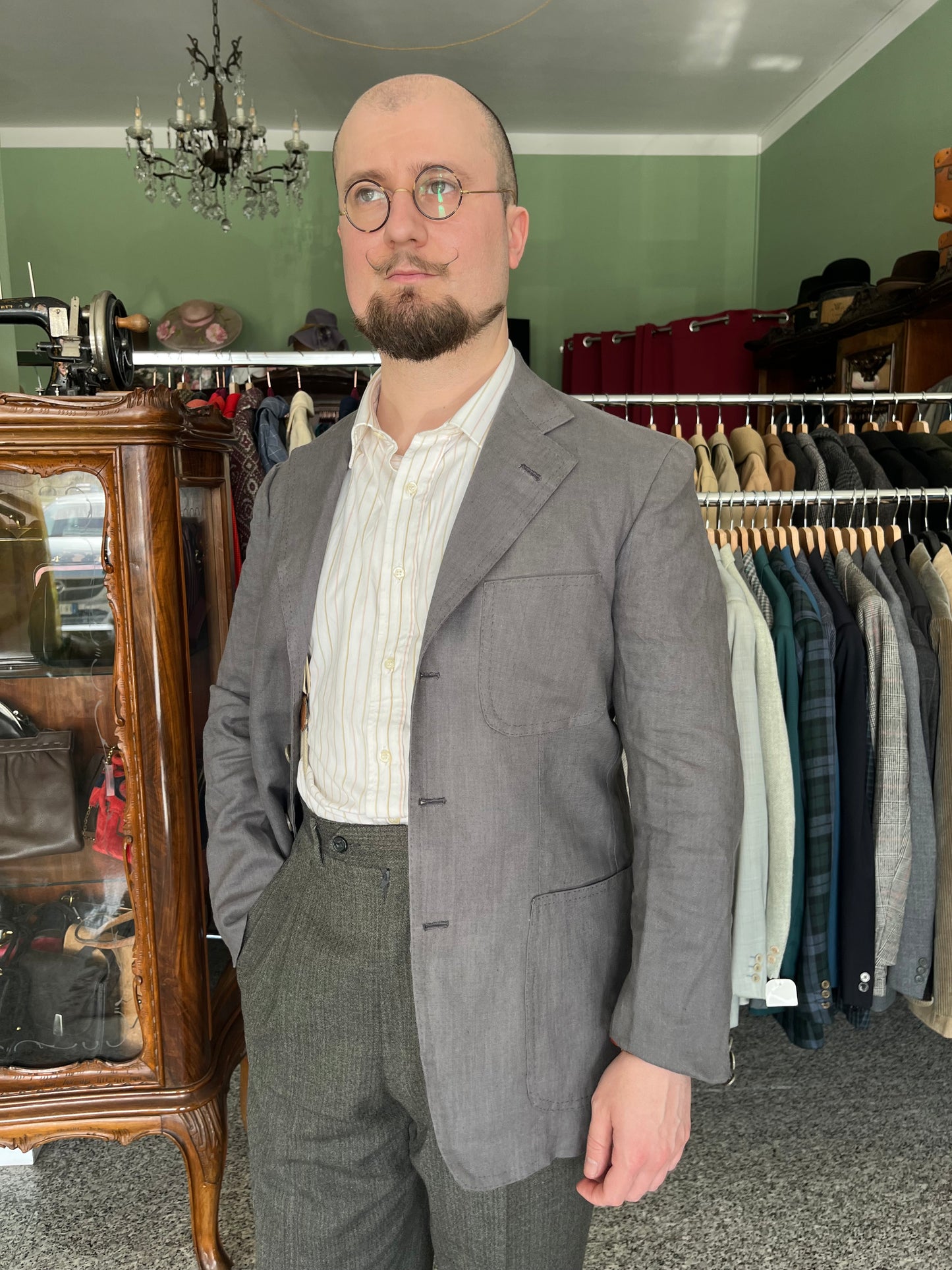 Giacca sartoriale lino tg. 44