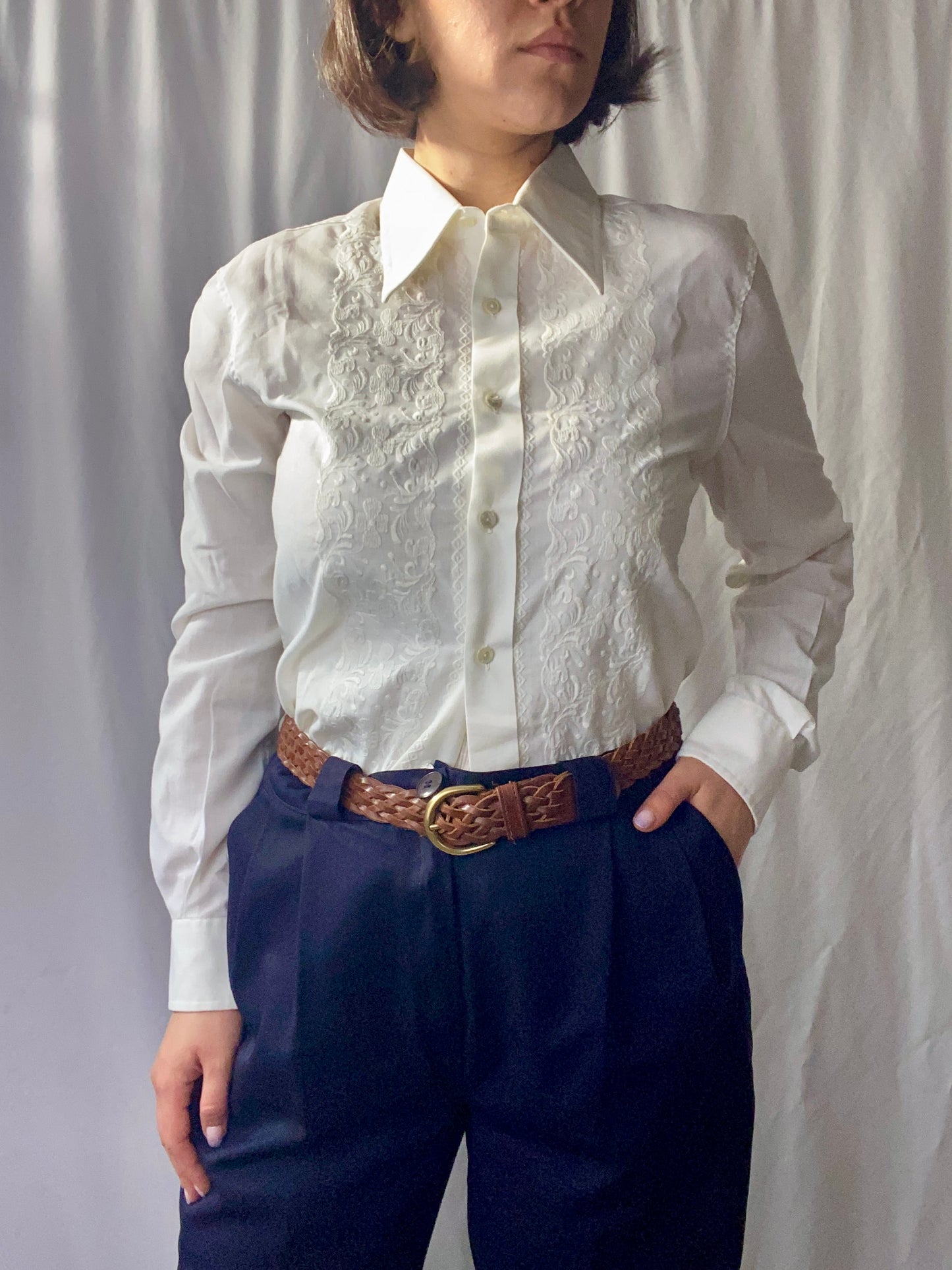 Camicia anni ‘70 in cotone - TG. 38/40