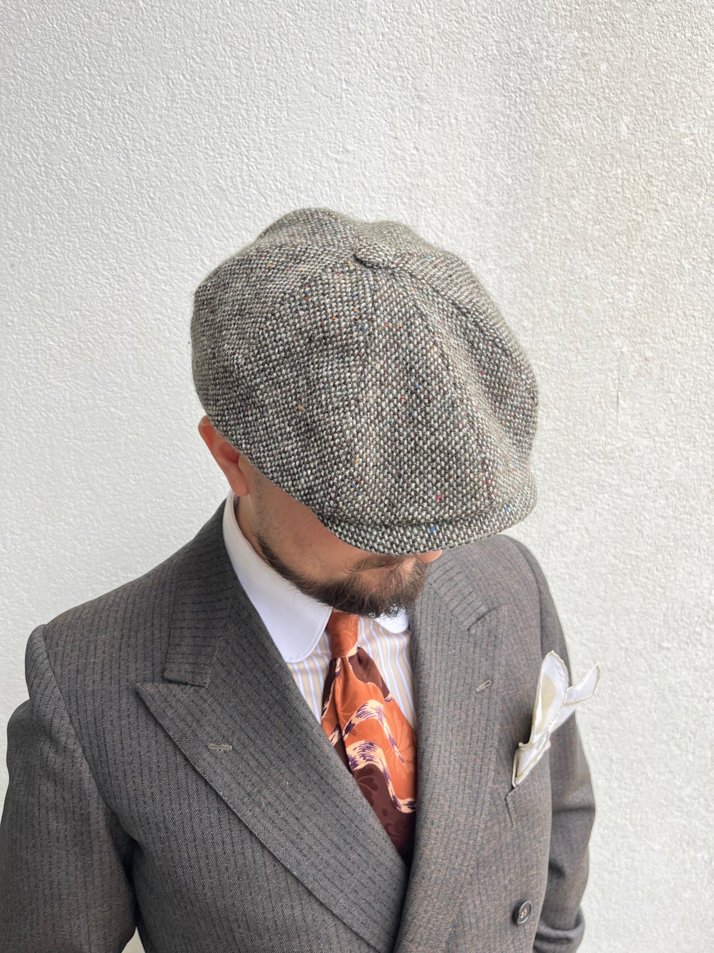 Berretto anni ‘90 in tweed irlandese