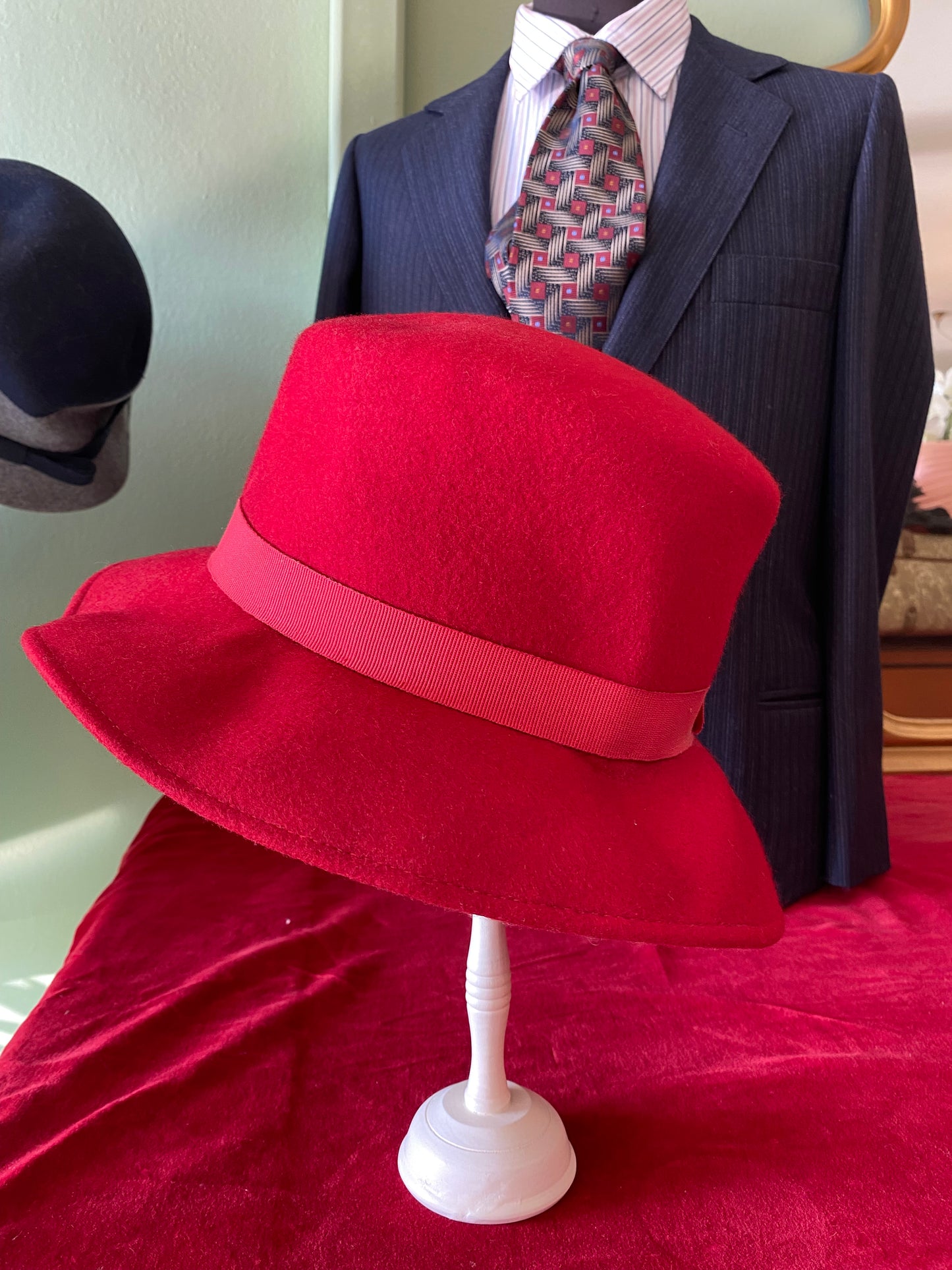 Cappello in lana rosso