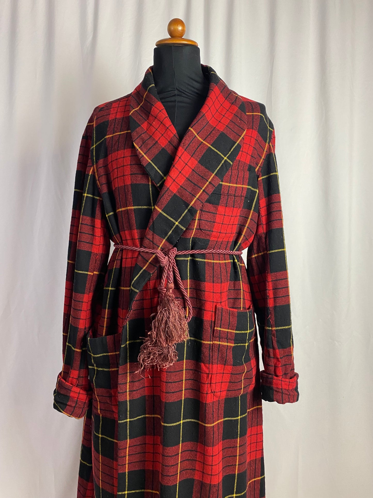 Vestaglia da camera tartan taglia M-L