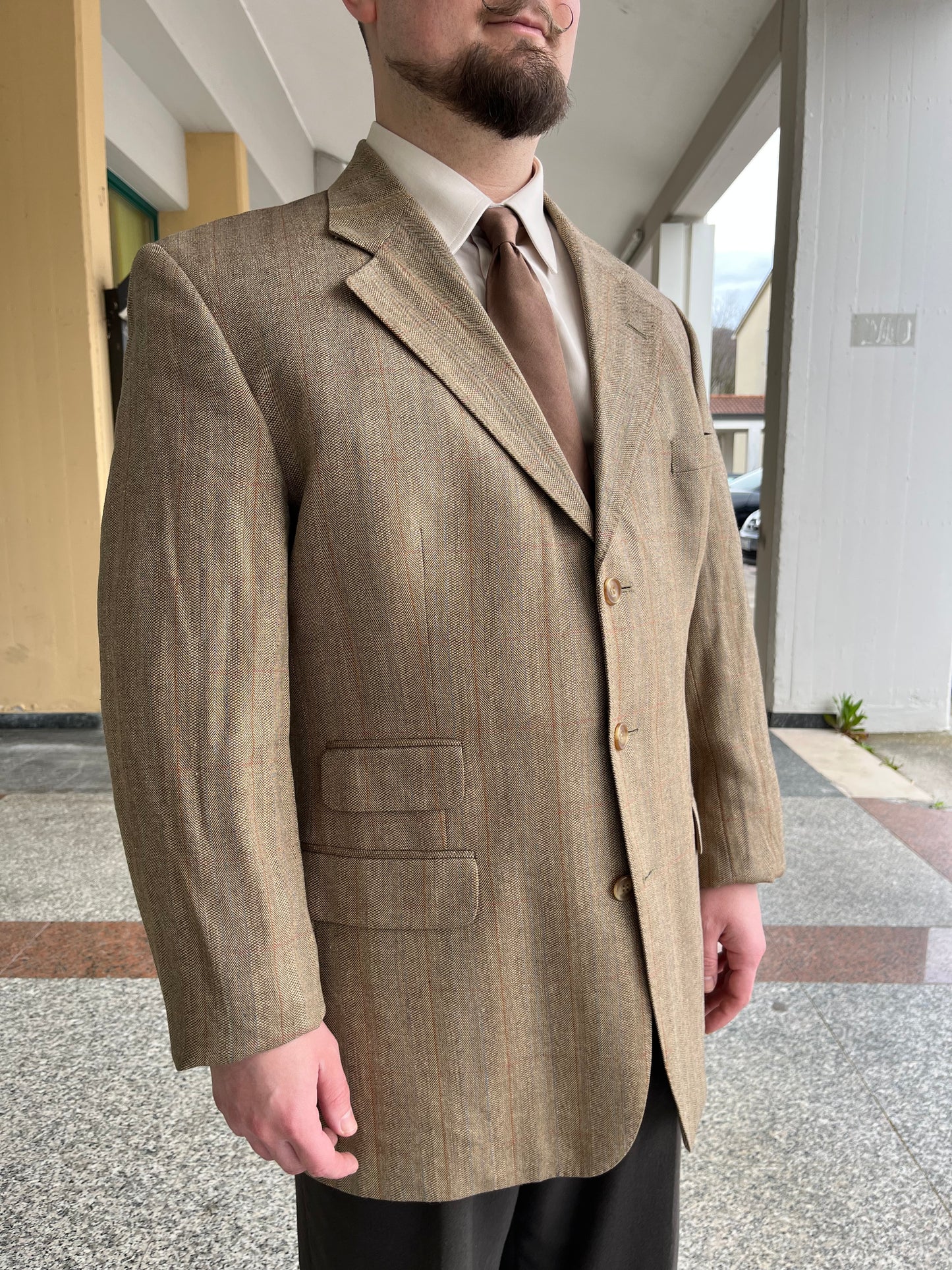 Giacca anni '80 in fresco di lana tg. 54-56