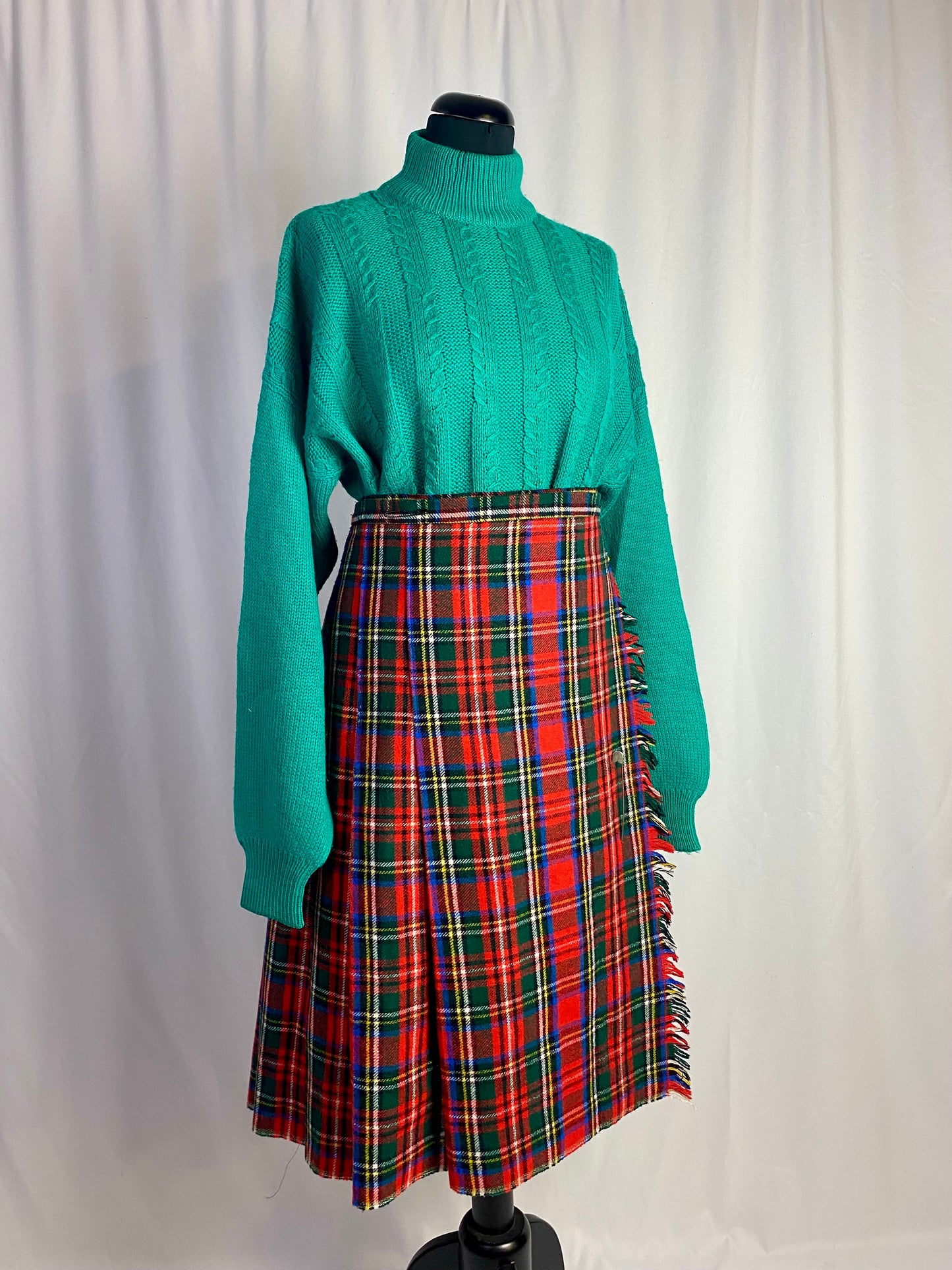 Gonna in pura lana tartan - TG. 54