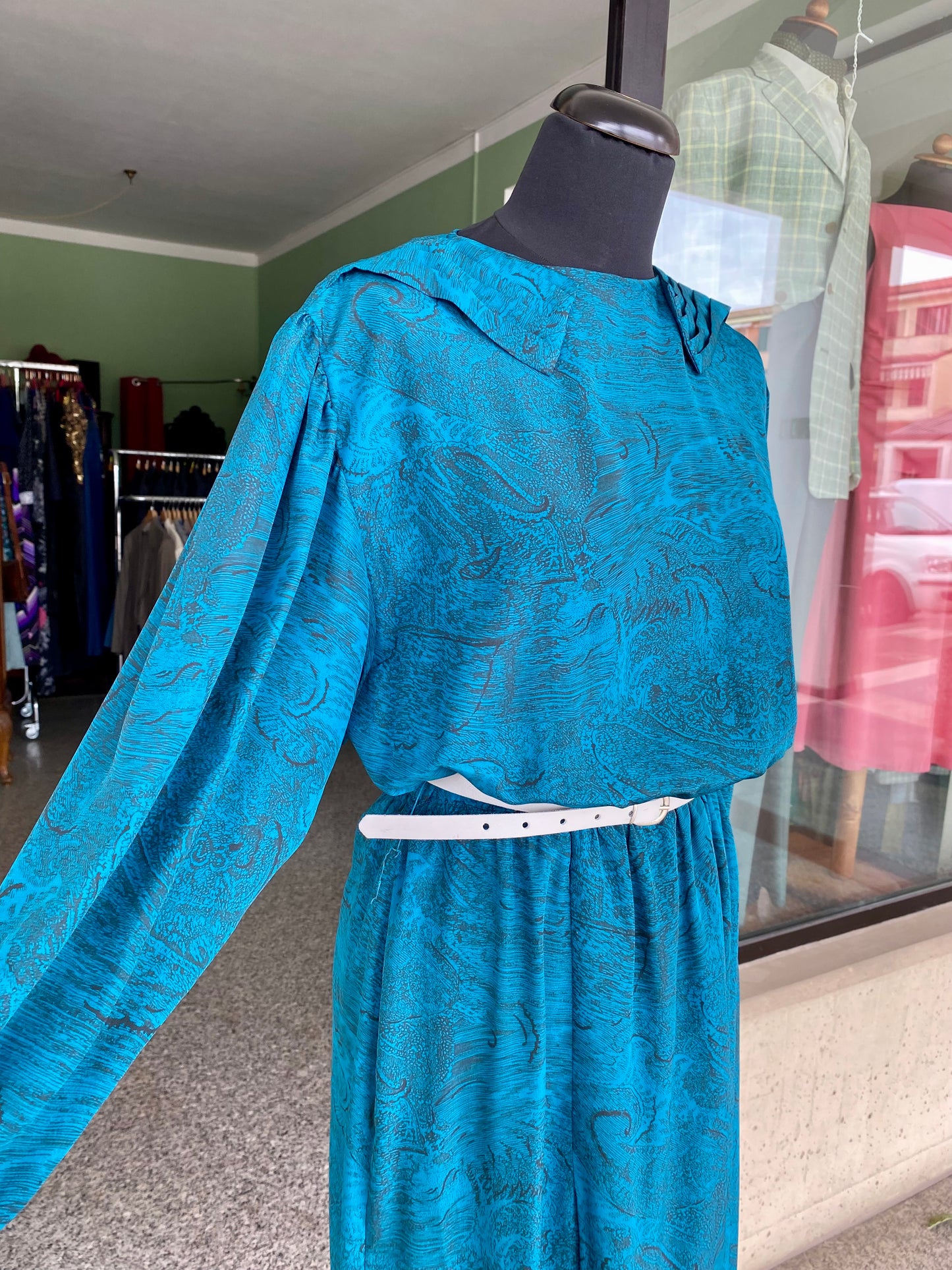 Abito sartoriale anni ’80 in pura seta - TG. 42/44