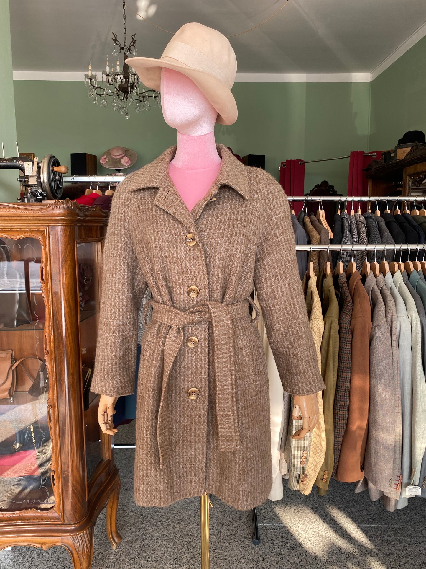 Cappotto anni ‘80 nocciola - TG. 40/42