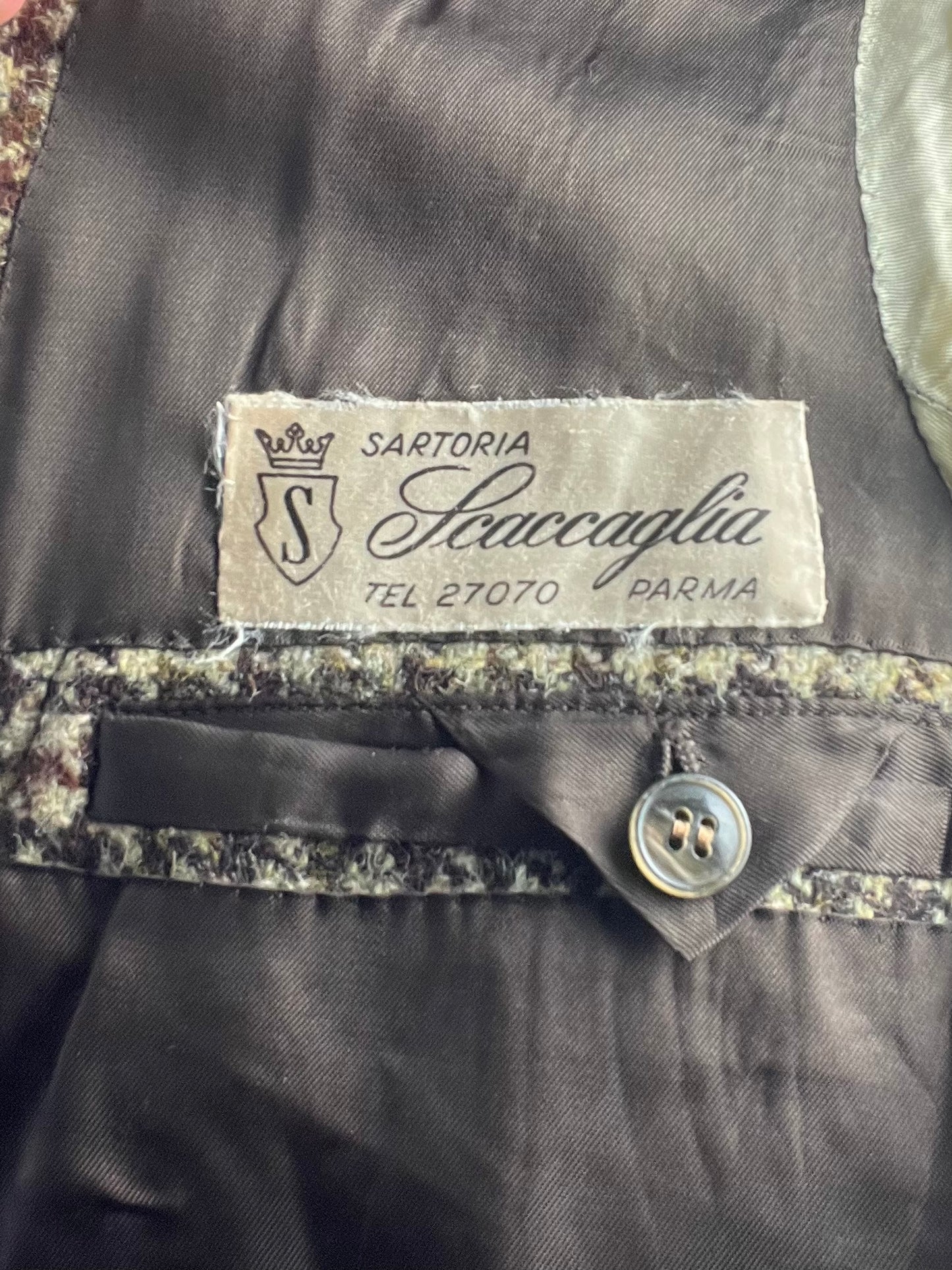 Giacca anni '70 sartoriale tg. 46