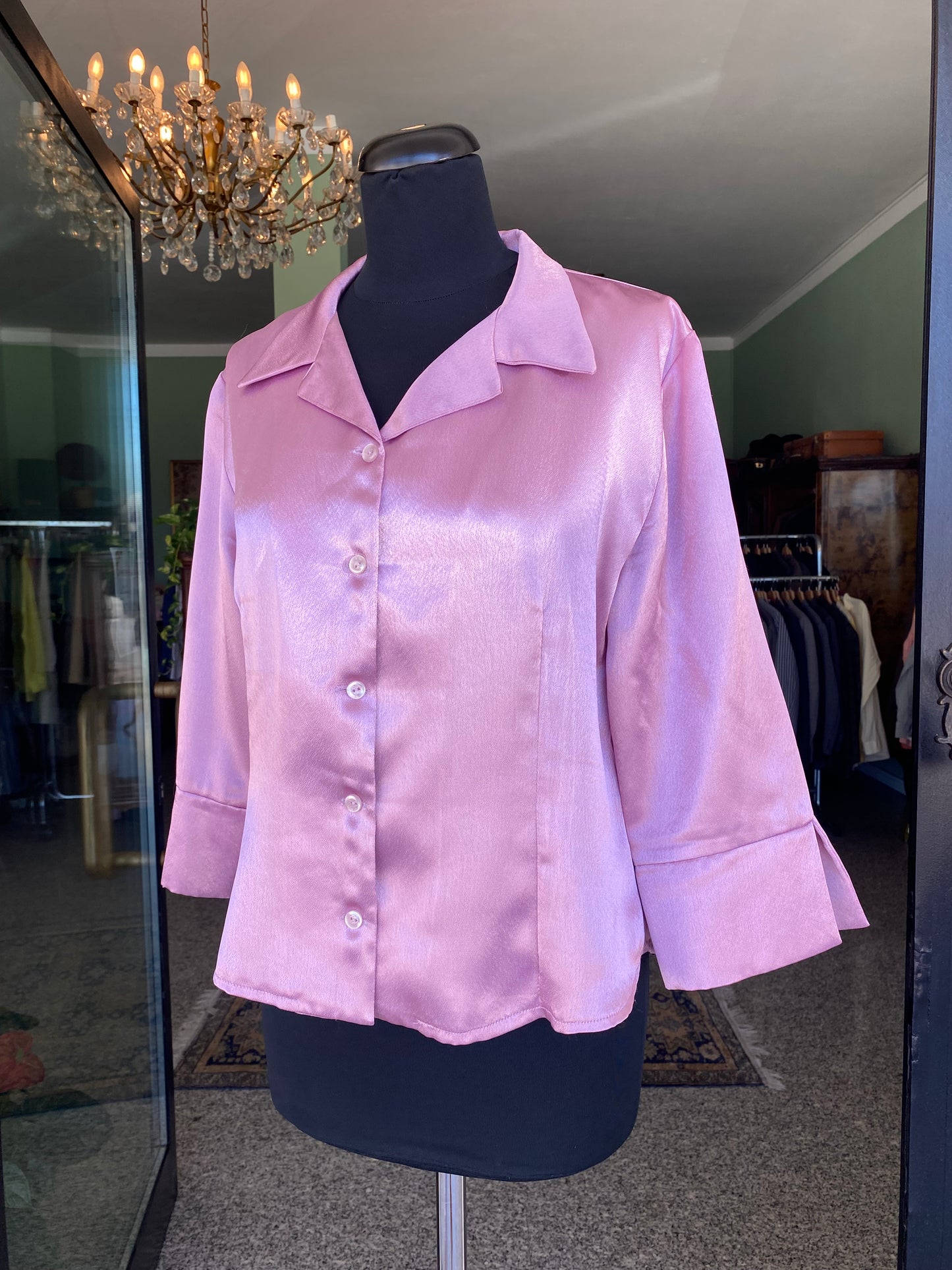 Camicia glicine in raso - TG. 38/40
