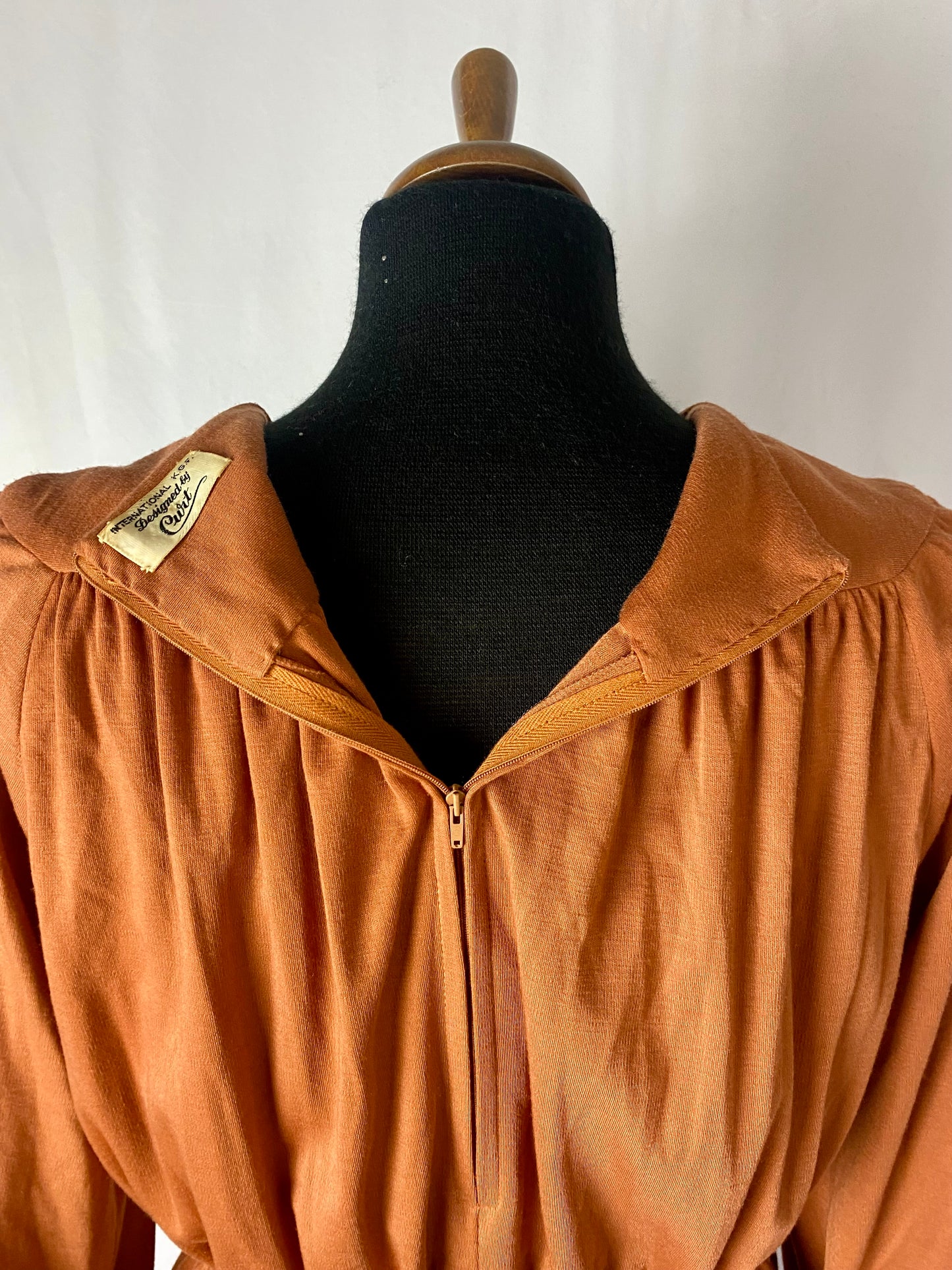 Abito anni ‘70 color ruggine - TG. 40/42